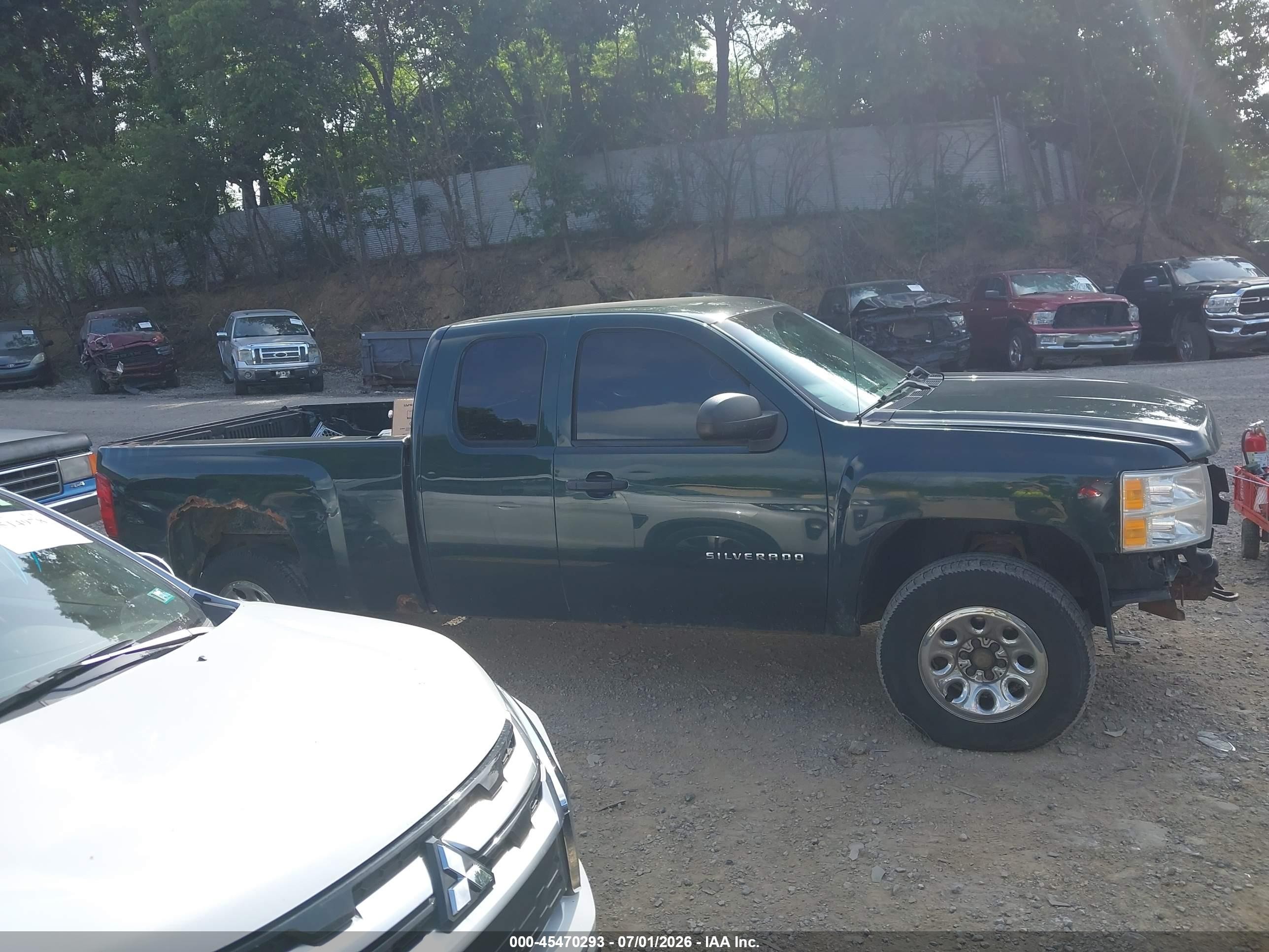 2013 Chevrolet Silverado 1500 Lt Green vin: 1GCRKSE79DZ304867