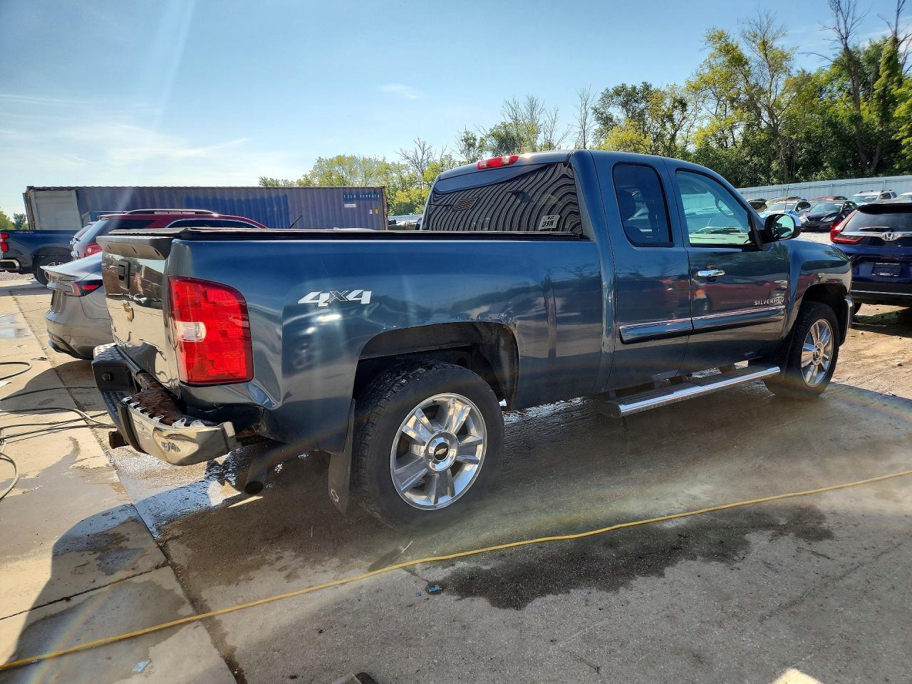 2012 Chevrolet Silverado K1500 Lt Blue vin: 1GCRKSE7XCZ101663