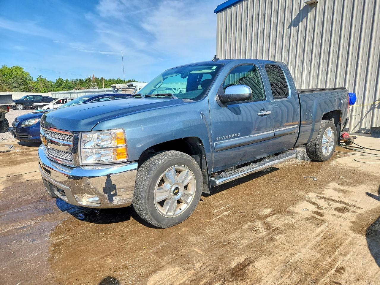 2012 Chevrolet Silverado K1500 Lt Blue vin: 1GCRKSE7XCZ101663
