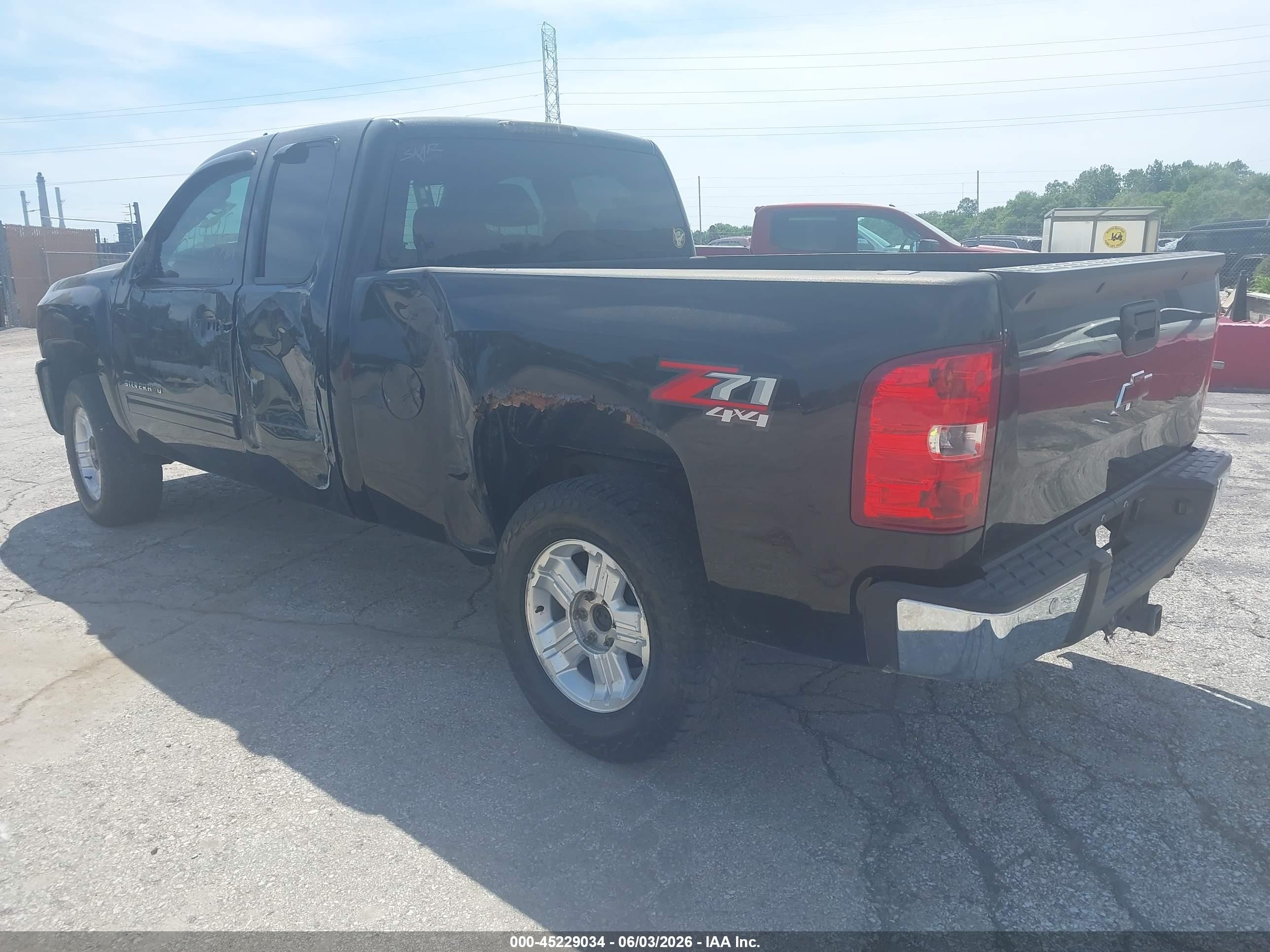 2012 Chevrolet Silverado 1500 Lt Black vin: 1GCRKSE7XCZ105227