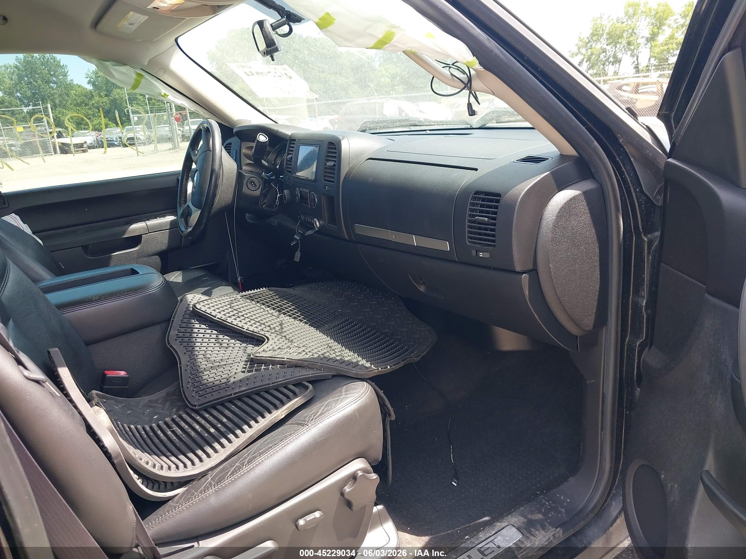 2012 Chevrolet Silverado 1500 Lt Black vin: 1GCRKSE7XCZ105227
