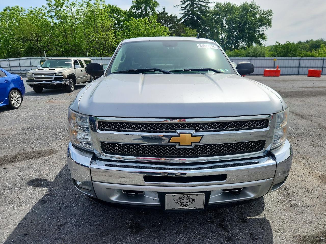 2012 Chevrolet Silverado 1500 Silver vin: 1GCRKSE7XCZ135375