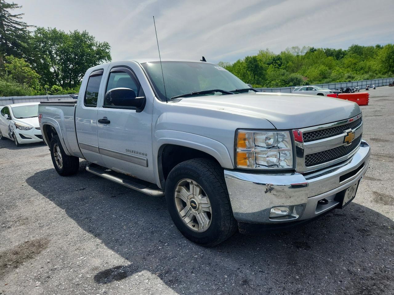 2012 Chevrolet Silverado 1500 Silver vin: 1GCRKSE7XCZ135375