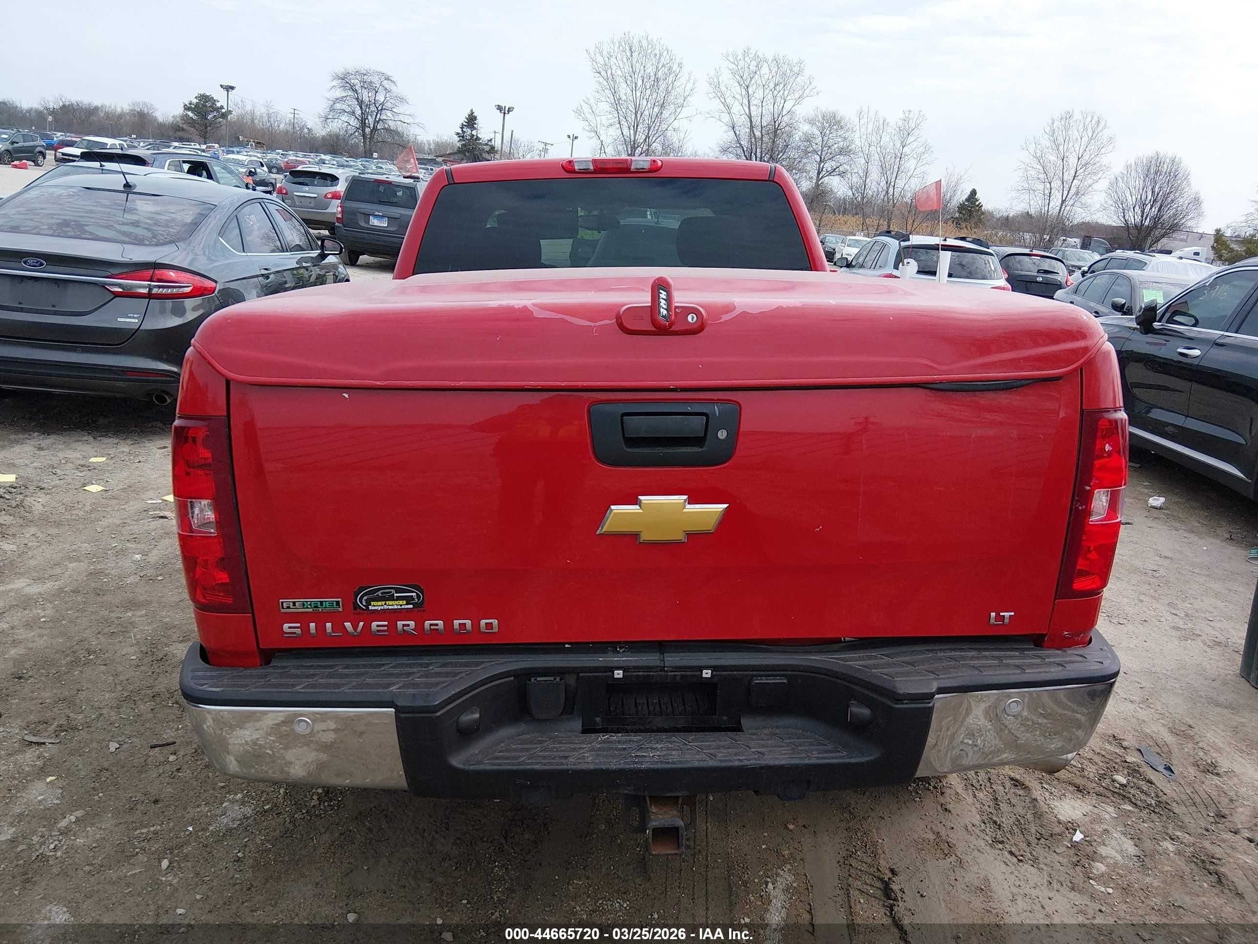 2012 Chevrolet Silverado 1500 Lt Red vin: 1GCRKSE7XCZ172989