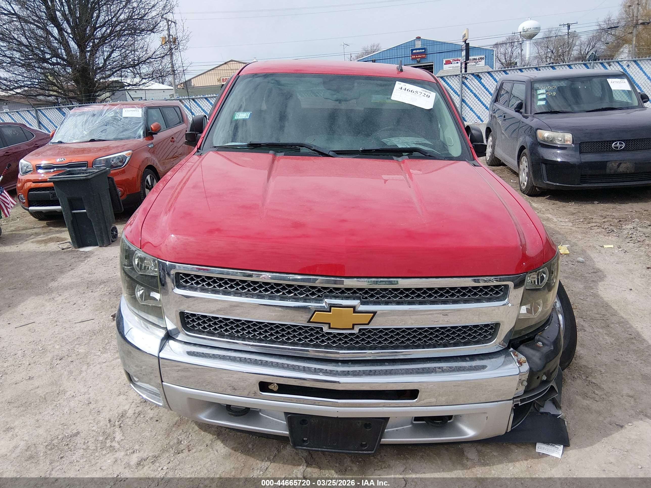 2012 Chevrolet Silverado 1500 Lt Red vin: 1GCRKSE7XCZ172989