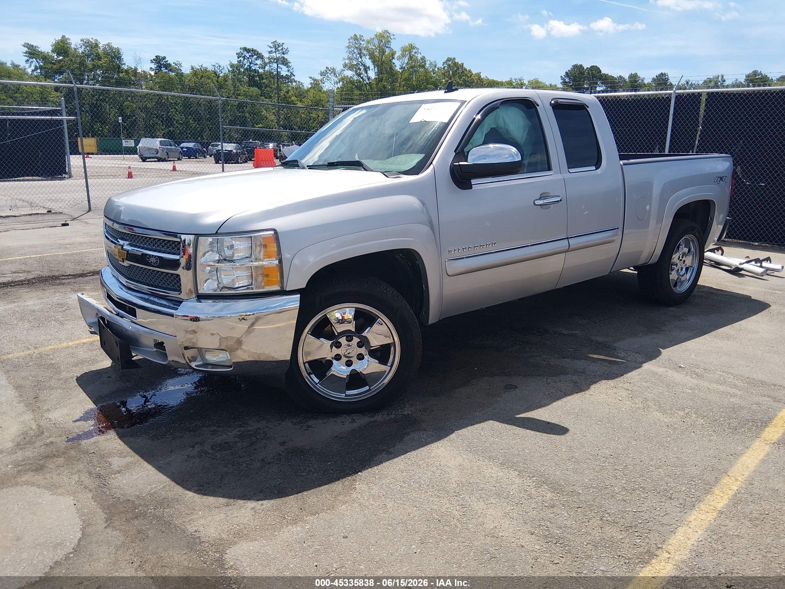 2012 Chevrolet Silverado 1500 Lt Silver vin: 1GCRKSE7XCZ208552