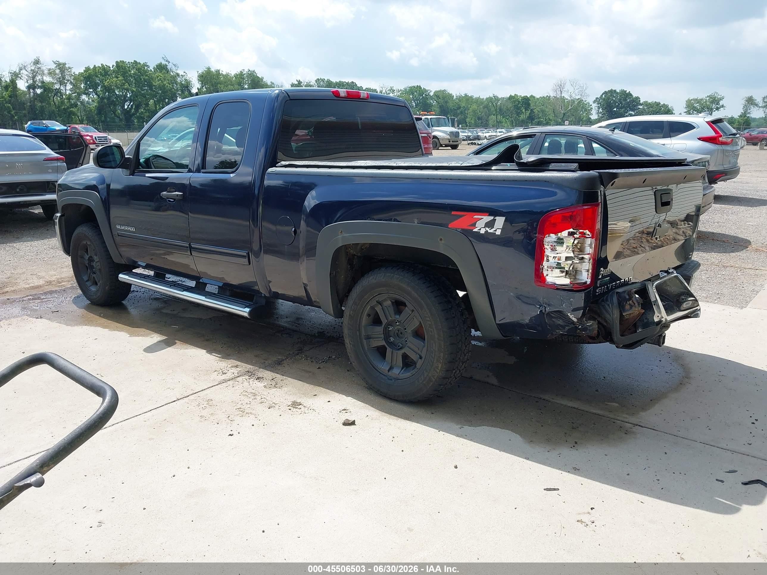 2012 Chevrolet Silverado 1500 Lt Blue vin: 1GCRKSE7XCZ236755