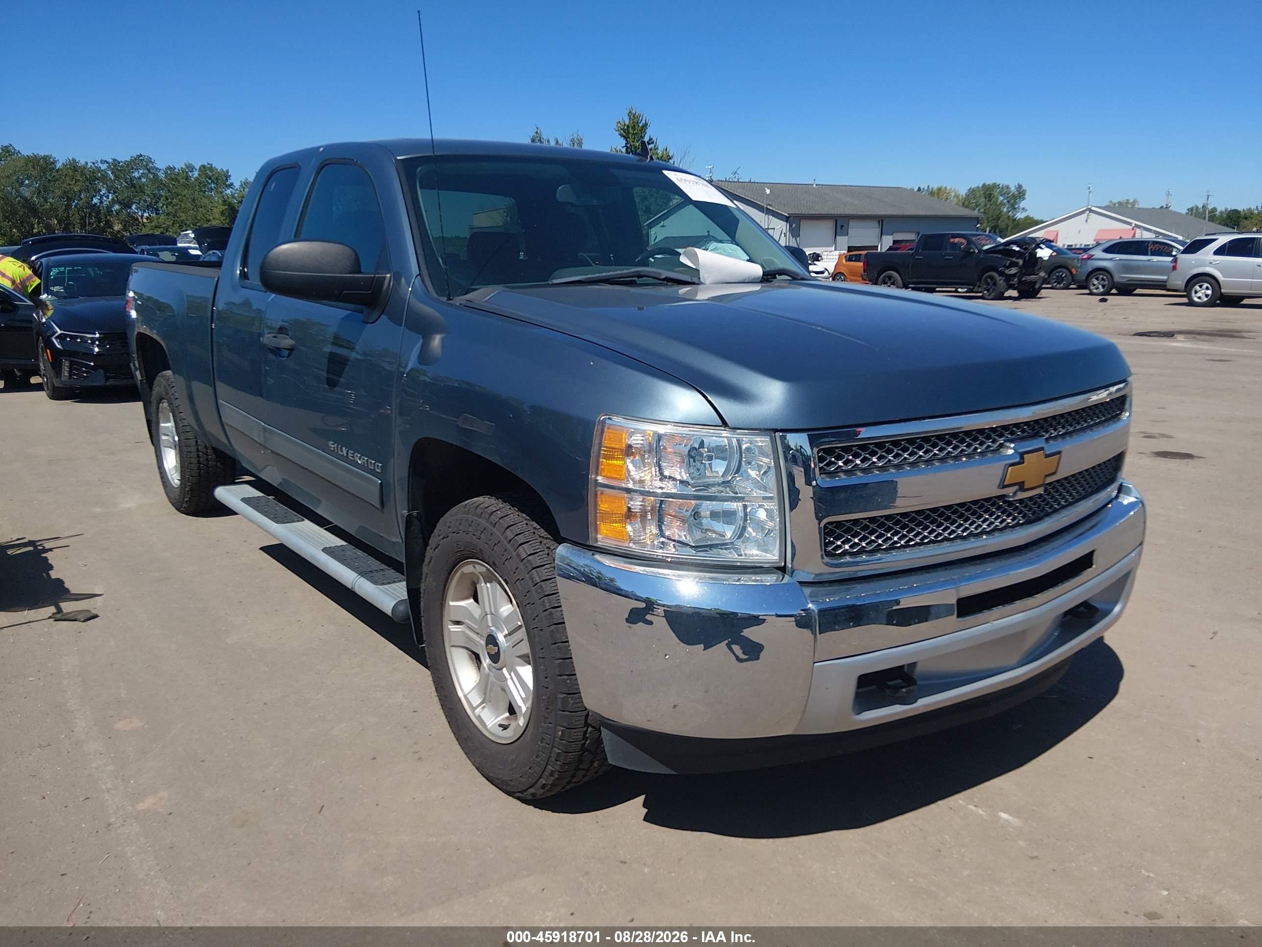 2012 Chevrolet Silverado 1500 Lt Blue vin: 1GCRKSE7XCZ276575