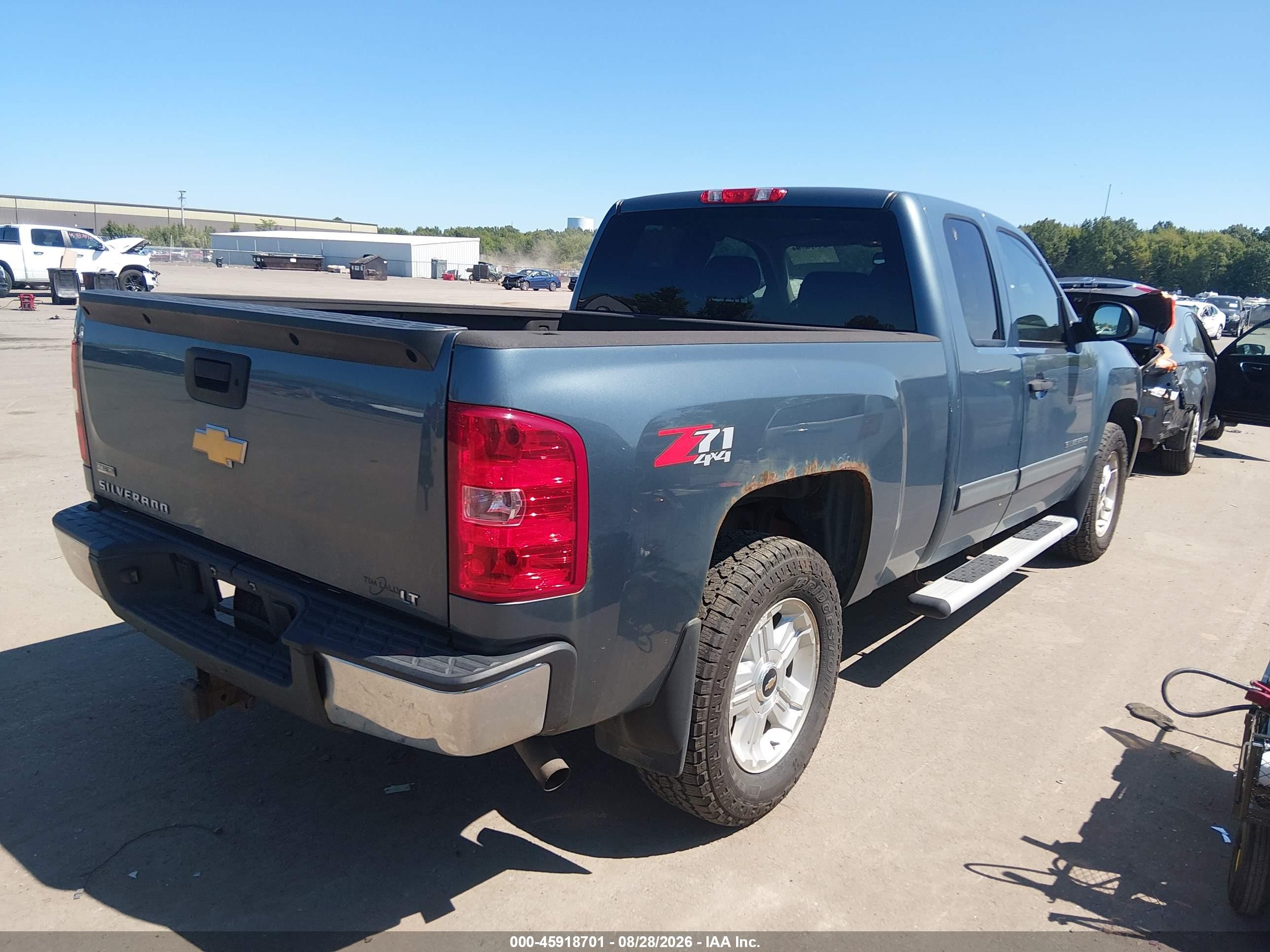 2012 Chevrolet Silverado 1500 Lt Blue vin: 1GCRKSE7XCZ276575