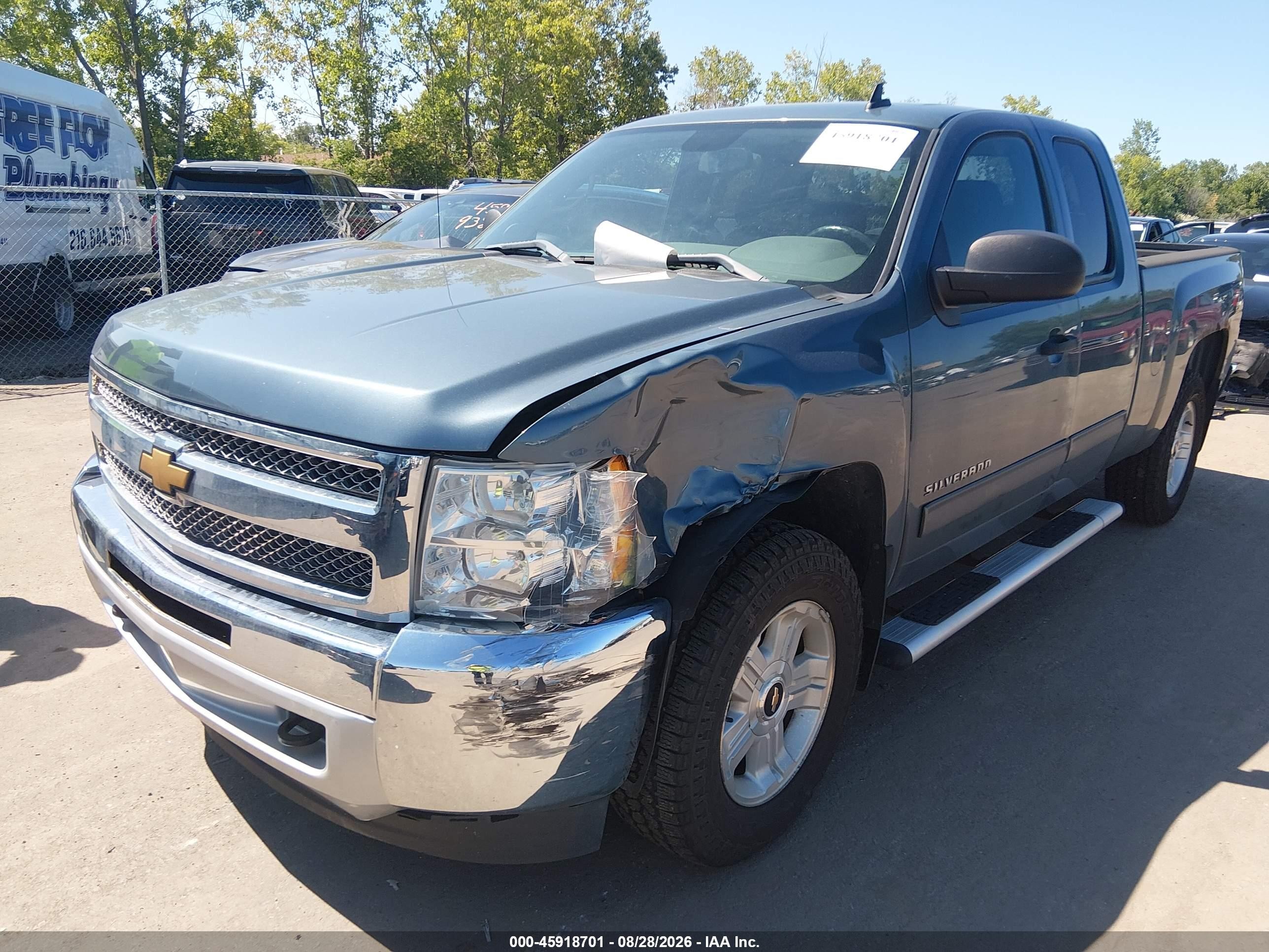 2012 Chevrolet Silverado 1500 Lt Blue vin: 1GCRKSE7XCZ276575