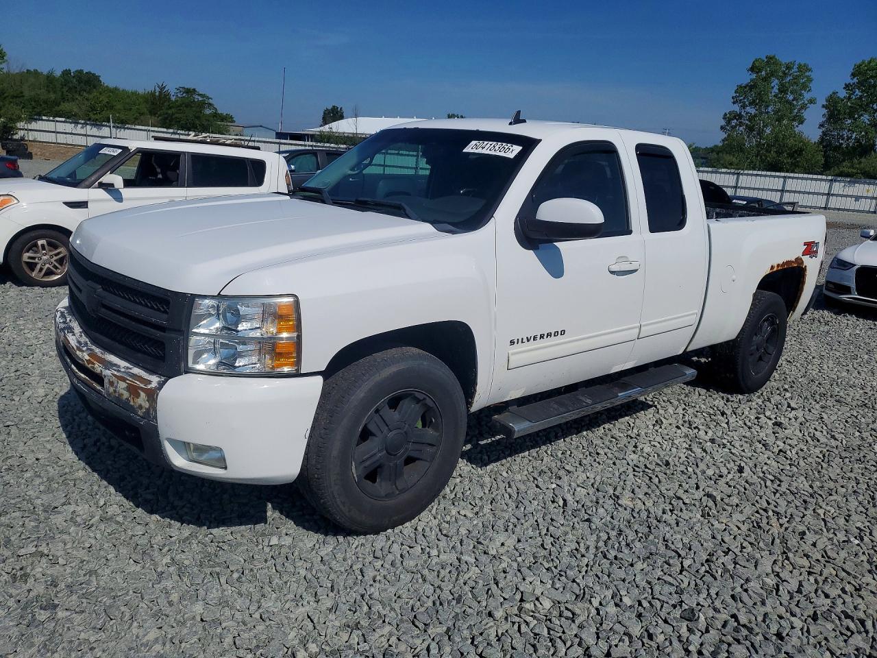 2012 Chevrolet Silverado K1500 Lt White vin: 1GCRKSE7XCZ333941