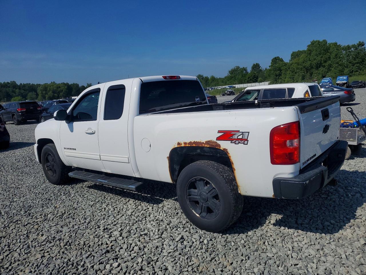 2012 Chevrolet Silverado K1500 Lt White vin: 1GCRKSE7XCZ333941