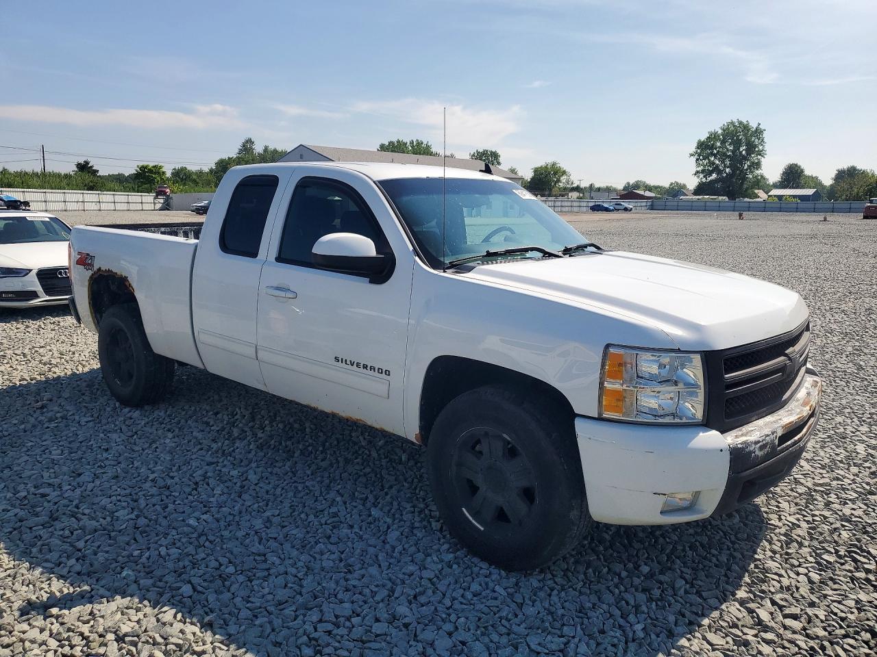 2012 Chevrolet Silverado K1500 Lt White vin: 1GCRKSE7XCZ333941