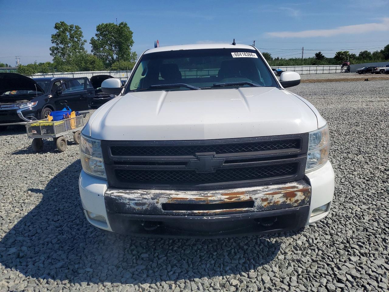 2012 Chevrolet Silverado K1500 Lt White vin: 1GCRKSE7XCZ333941