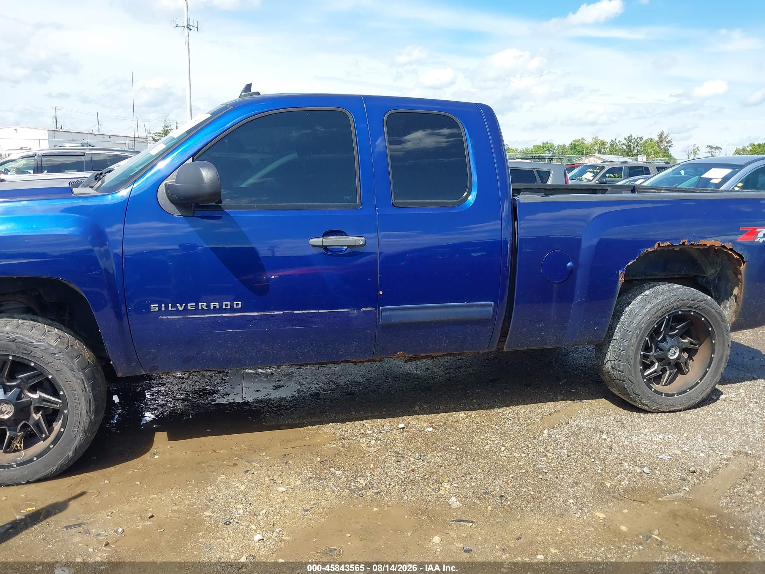 2013 Chevrolet Silverado 1500 Lt Синий vin: 1GCRKSE7XDZ170239