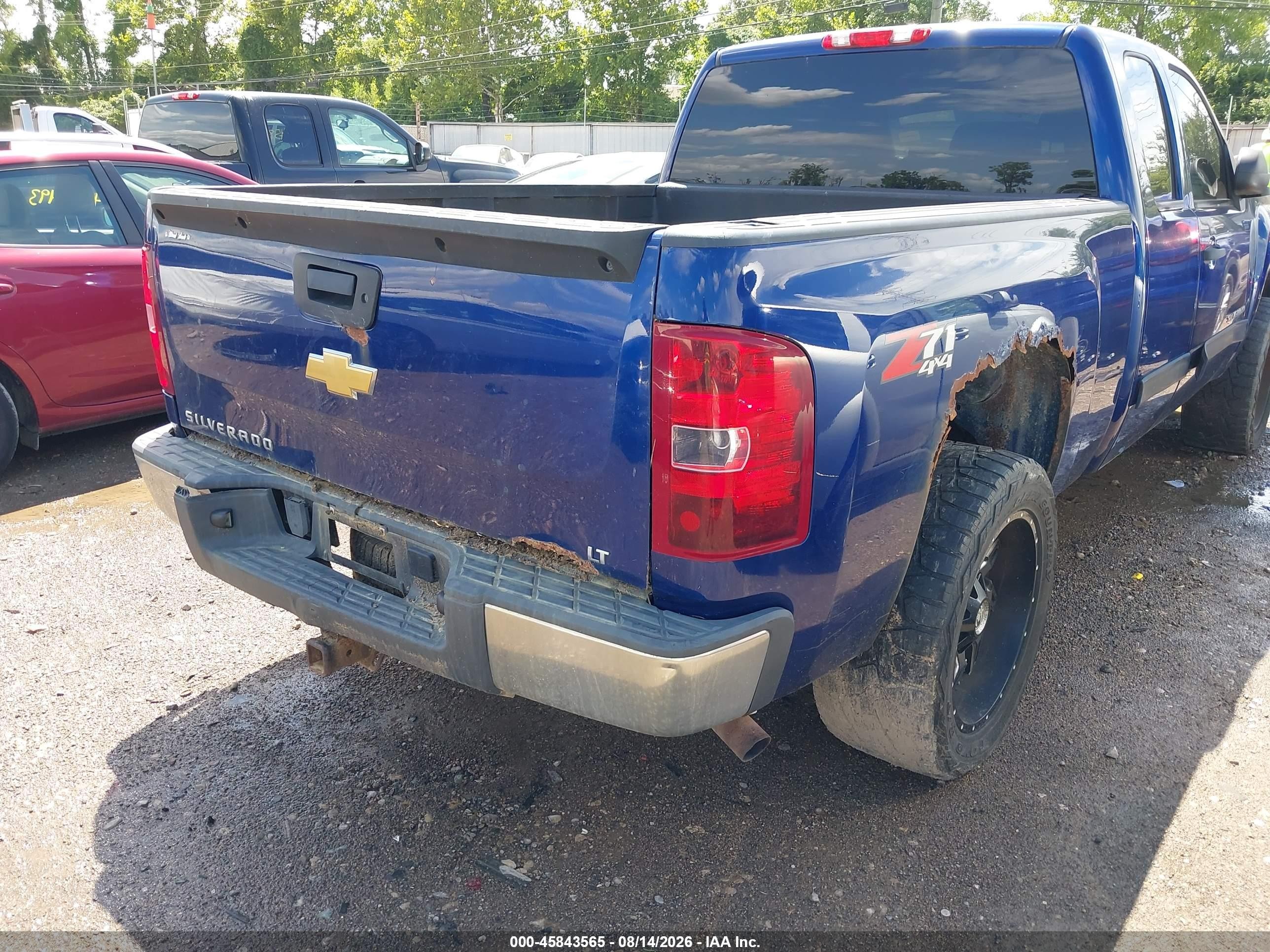 2013 Chevrolet Silverado 1500 Lt Синий vin: 1GCRKSE7XDZ170239