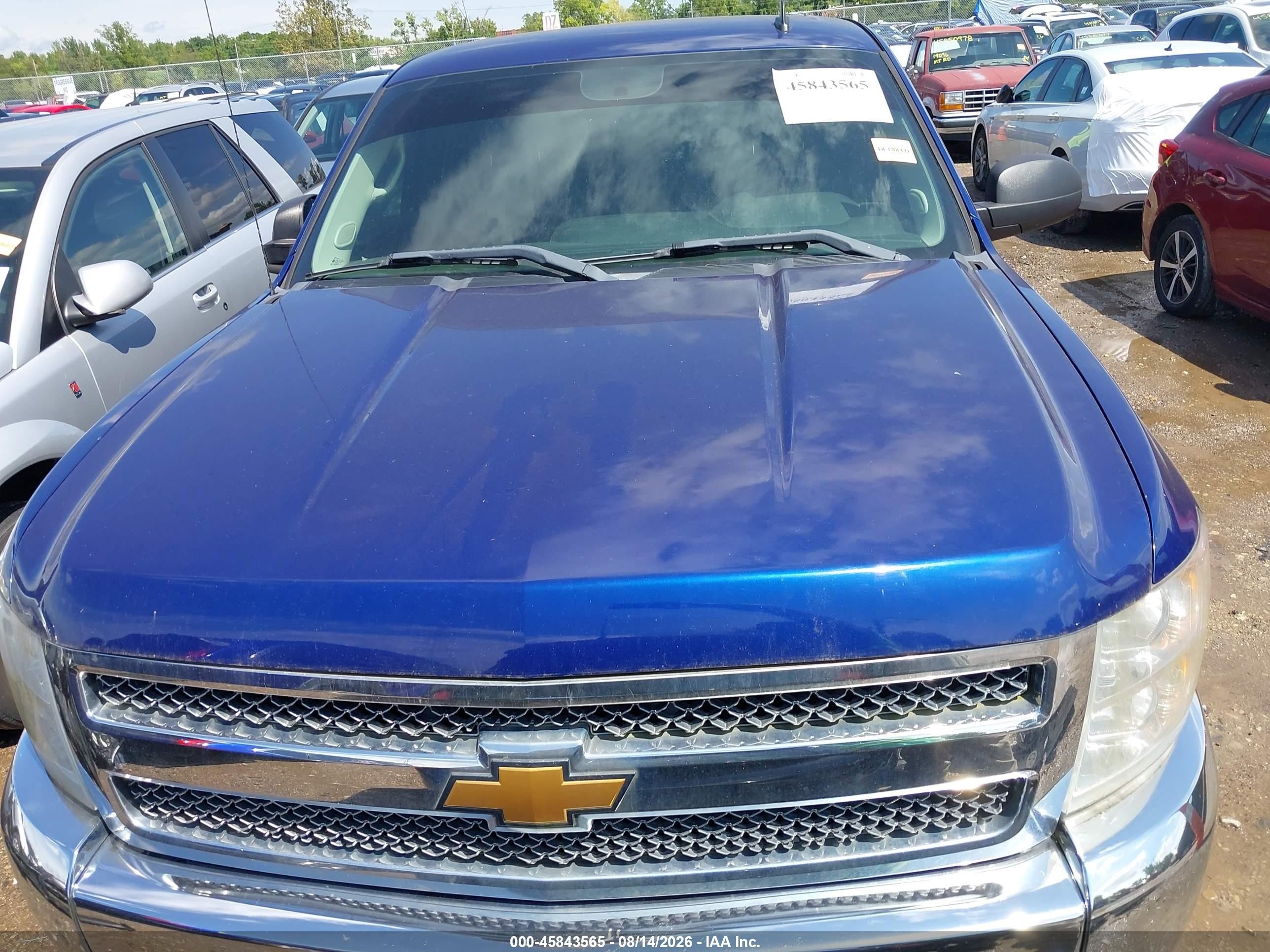 2013 Chevrolet Silverado 1500 Lt Синий vin: 1GCRKSE7XDZ170239