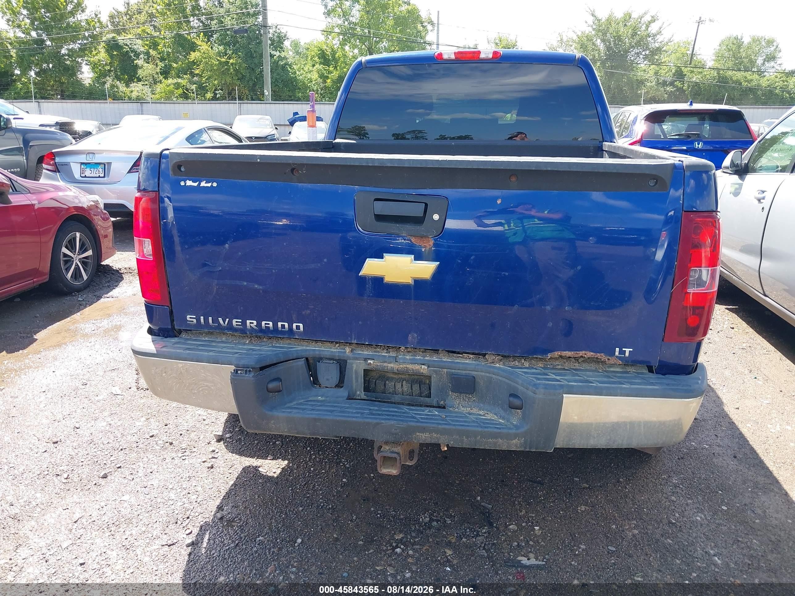 2013 Chevrolet Silverado 1500 Lt Синий vin: 1GCRKSE7XDZ170239