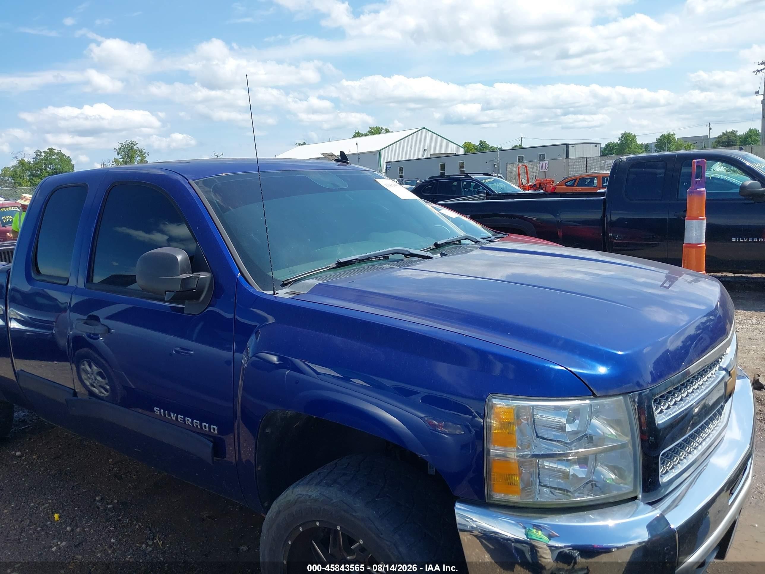 2013 Chevrolet Silverado 1500 Lt Blue vin: 1GCRKSE7XDZ170239