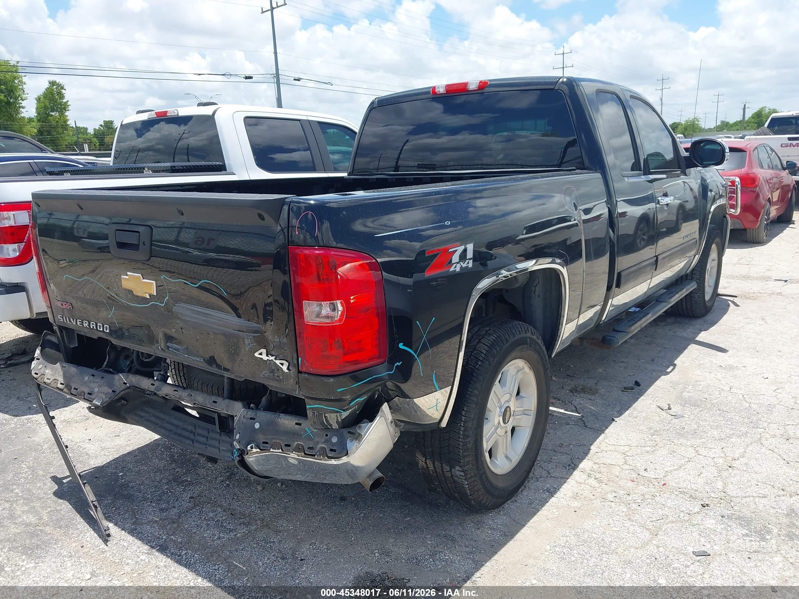 2013 Chevrolet Silverado 1500 Lt Black vin: 1GCRKSE7XDZ199661