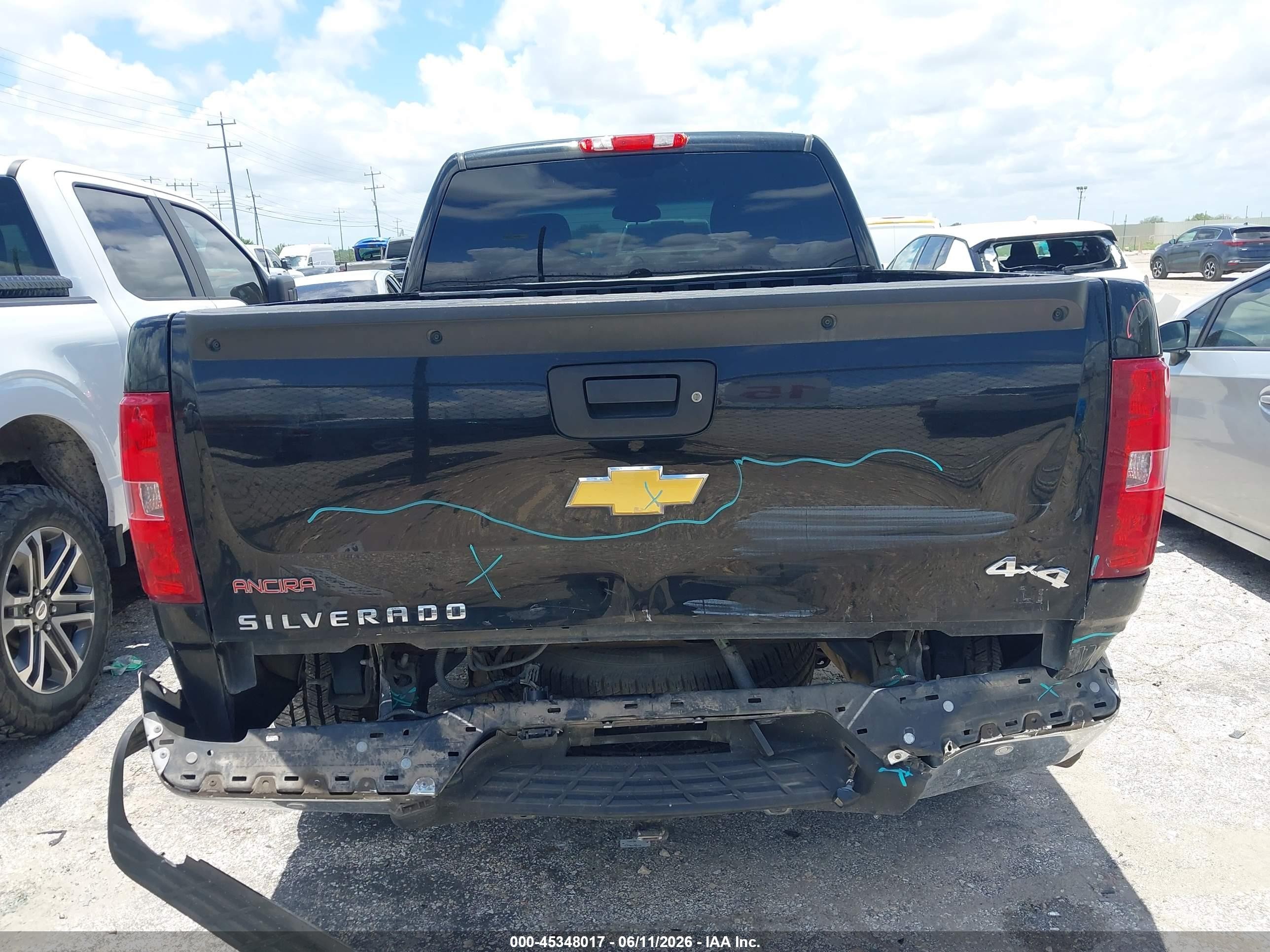2013 Chevrolet Silverado 1500 Lt Black vin: 1GCRKSE7XDZ199661