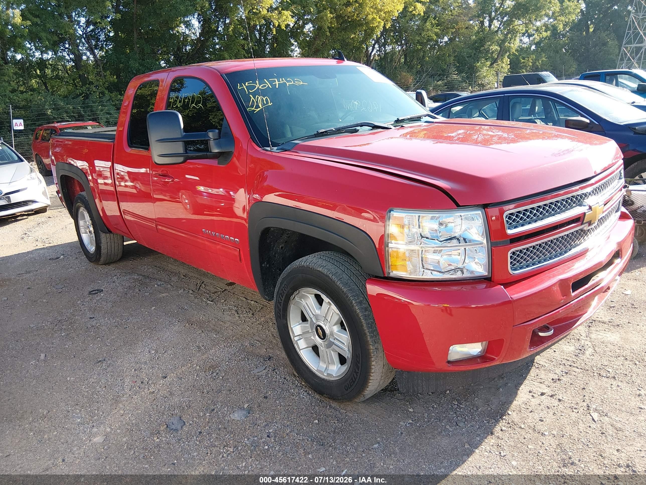 2013 Chevrolet Silverado 1500 Lt Red vin: 1GCRKSE7XDZ335092