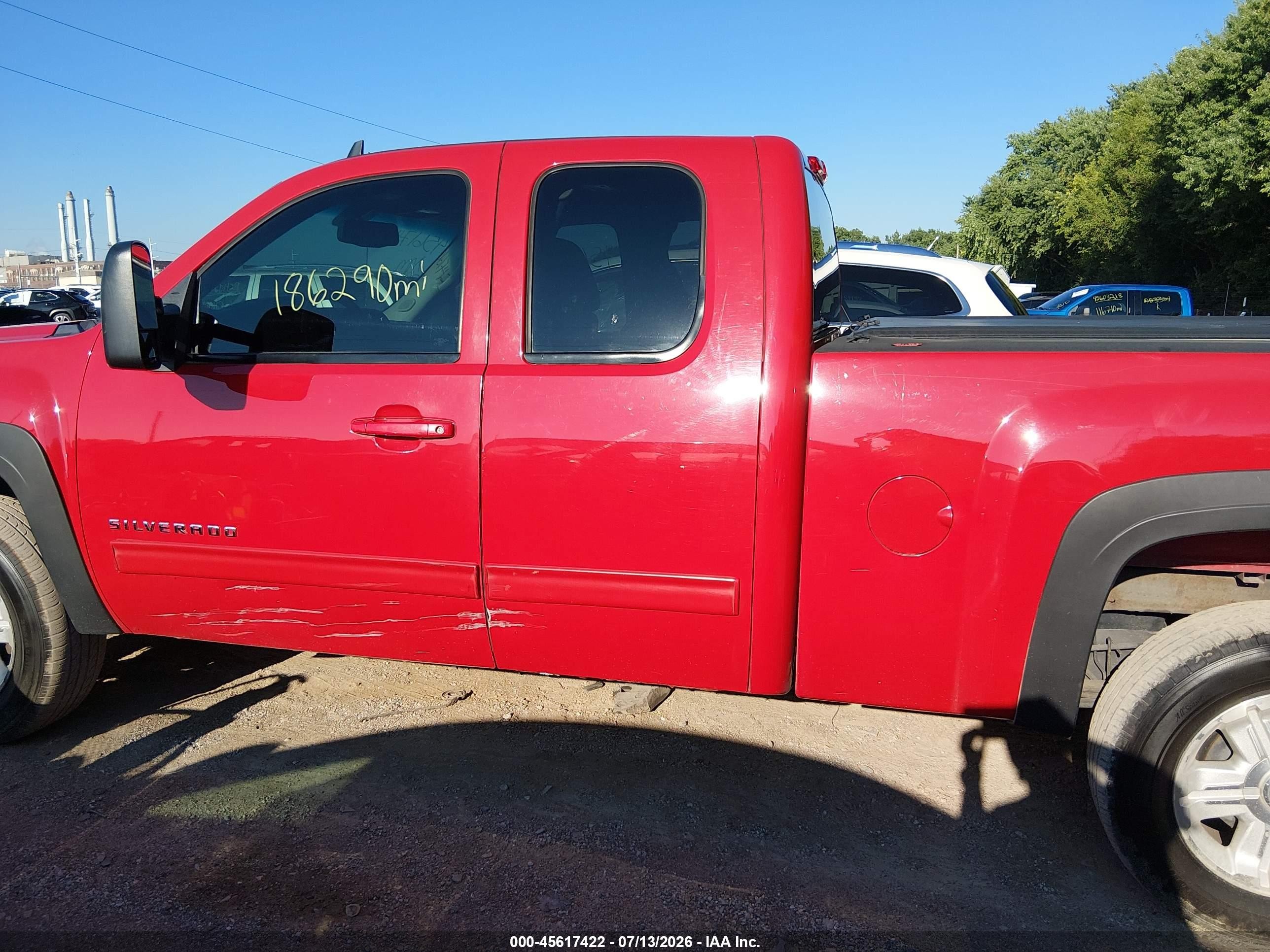 2013 Chevrolet Silverado 1500 Lt Red vin: 1GCRKSE7XDZ335092