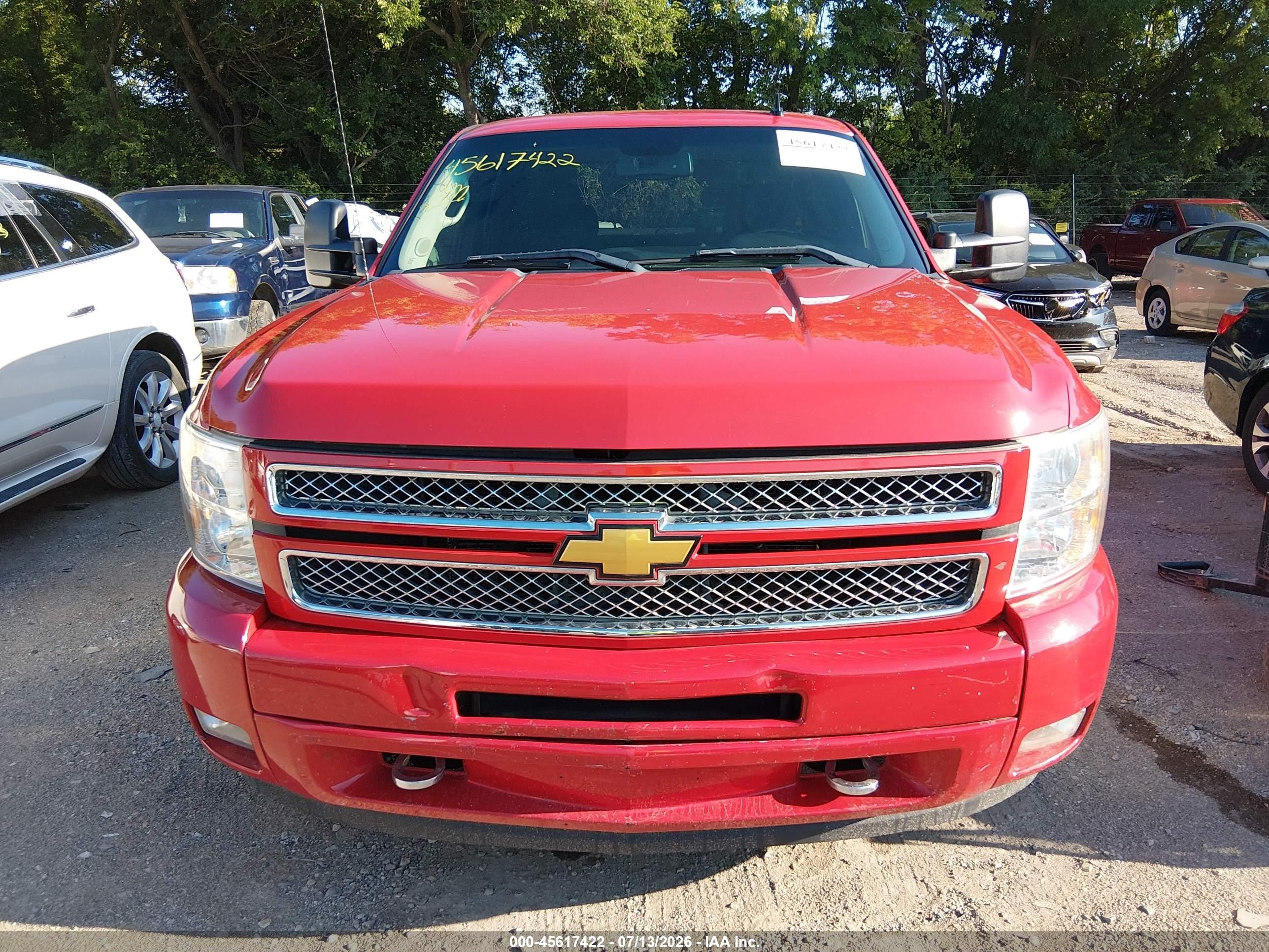2013 Chevrolet Silverado 1500 Lt Red vin: 1GCRKSE7XDZ335092