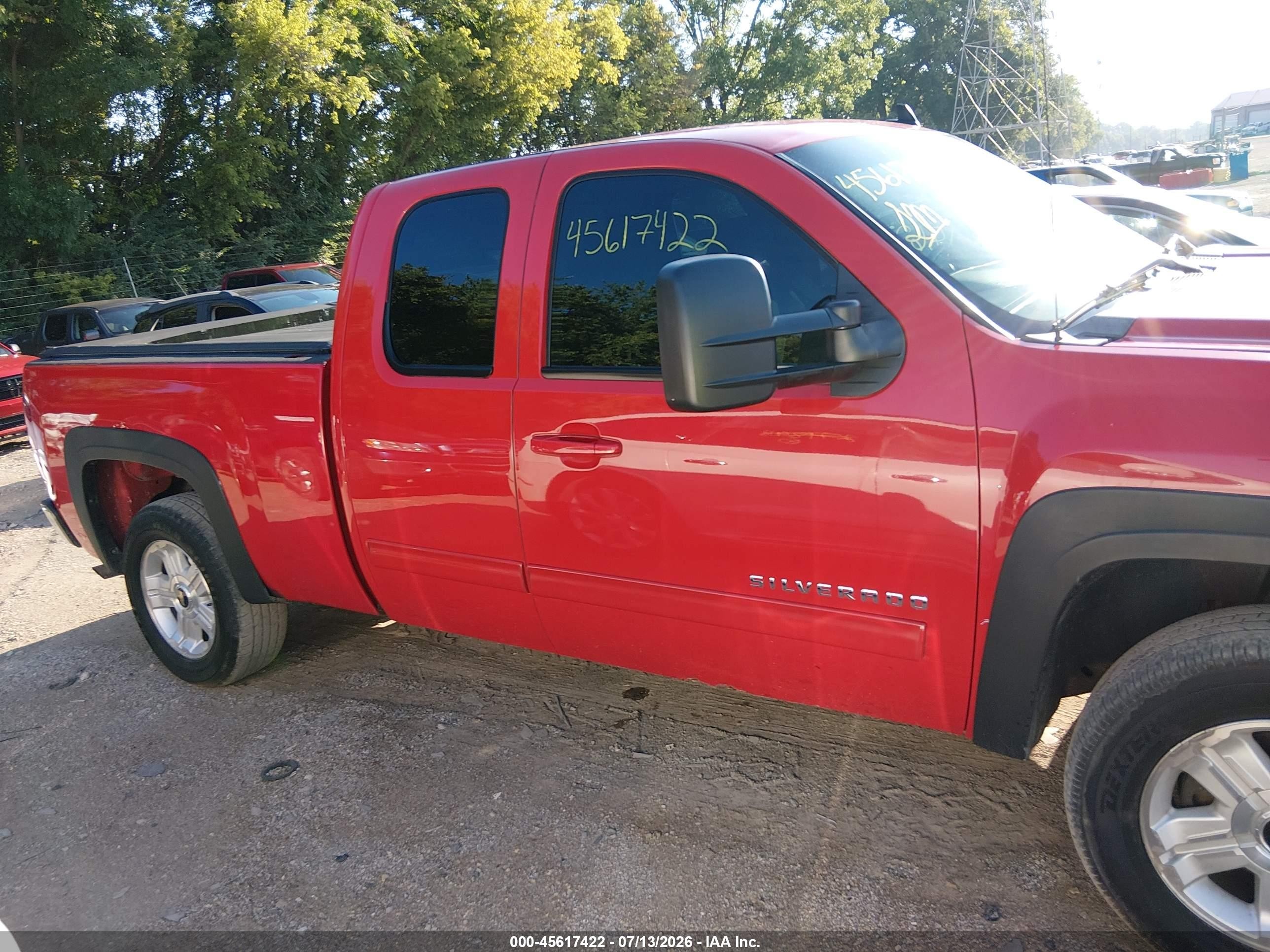 2013 Chevrolet Silverado 1500 Lt Red vin: 1GCRKSE7XDZ335092