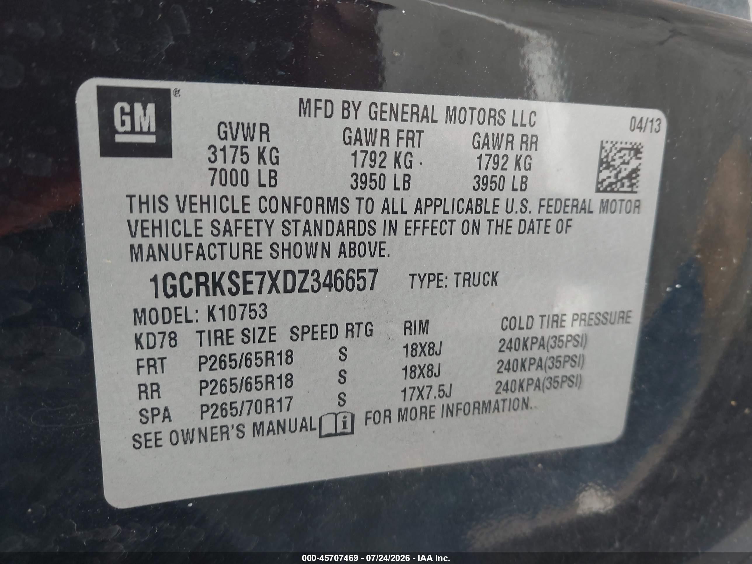 2013 Chevrolet Silverado 1500 Lt Black vin: 1GCRKSE7XDZ346657