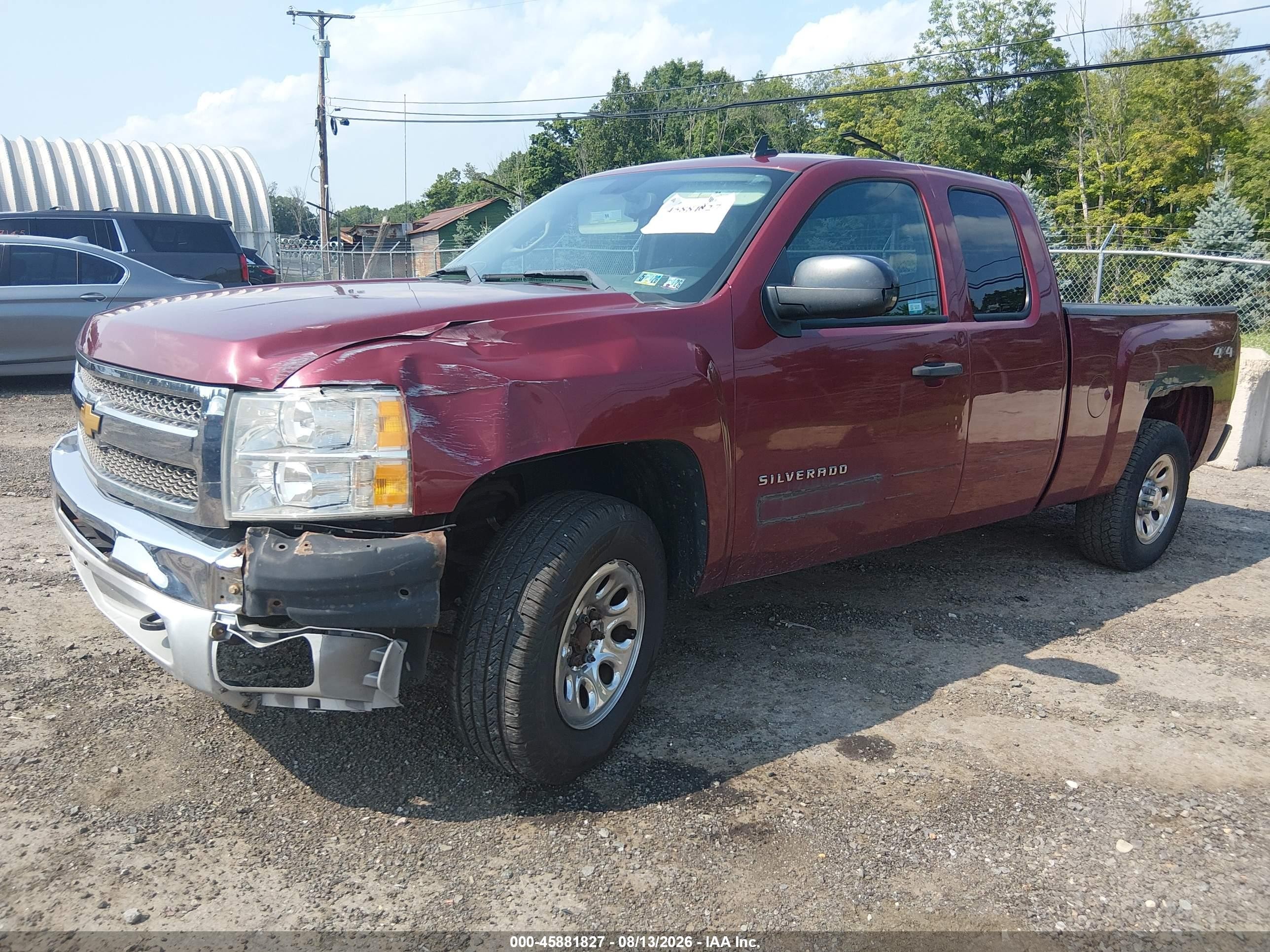 2013 Chevrolet Silverado 1500 Lt Red vin: 1GCRKSEA0DZ242531