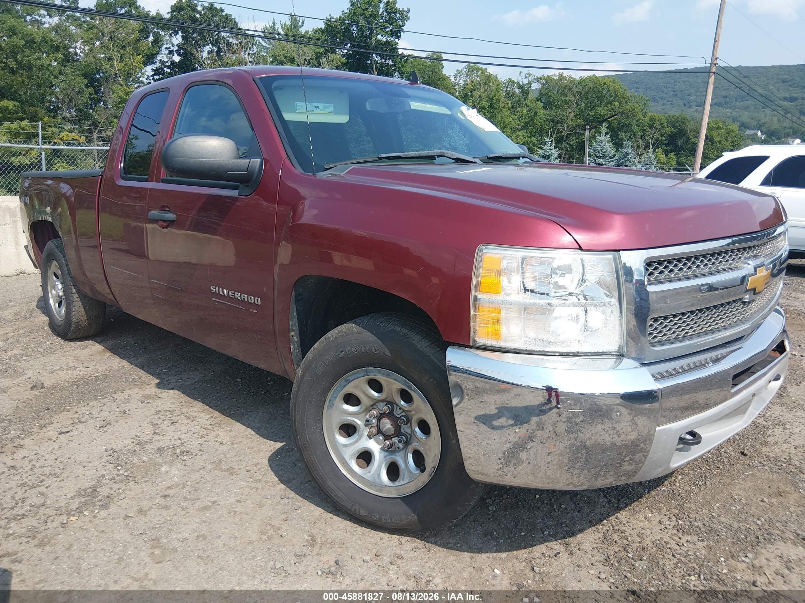 2013 Chevrolet Silverado 1500 Lt Red vin: 1GCRKSEA0DZ242531