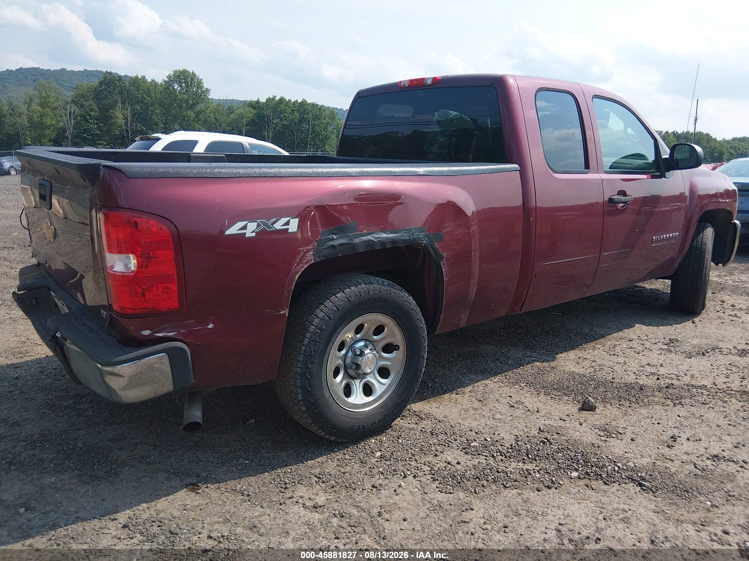 2013 Chevrolet Silverado 1500 Lt Red vin: 1GCRKSEA0DZ242531
