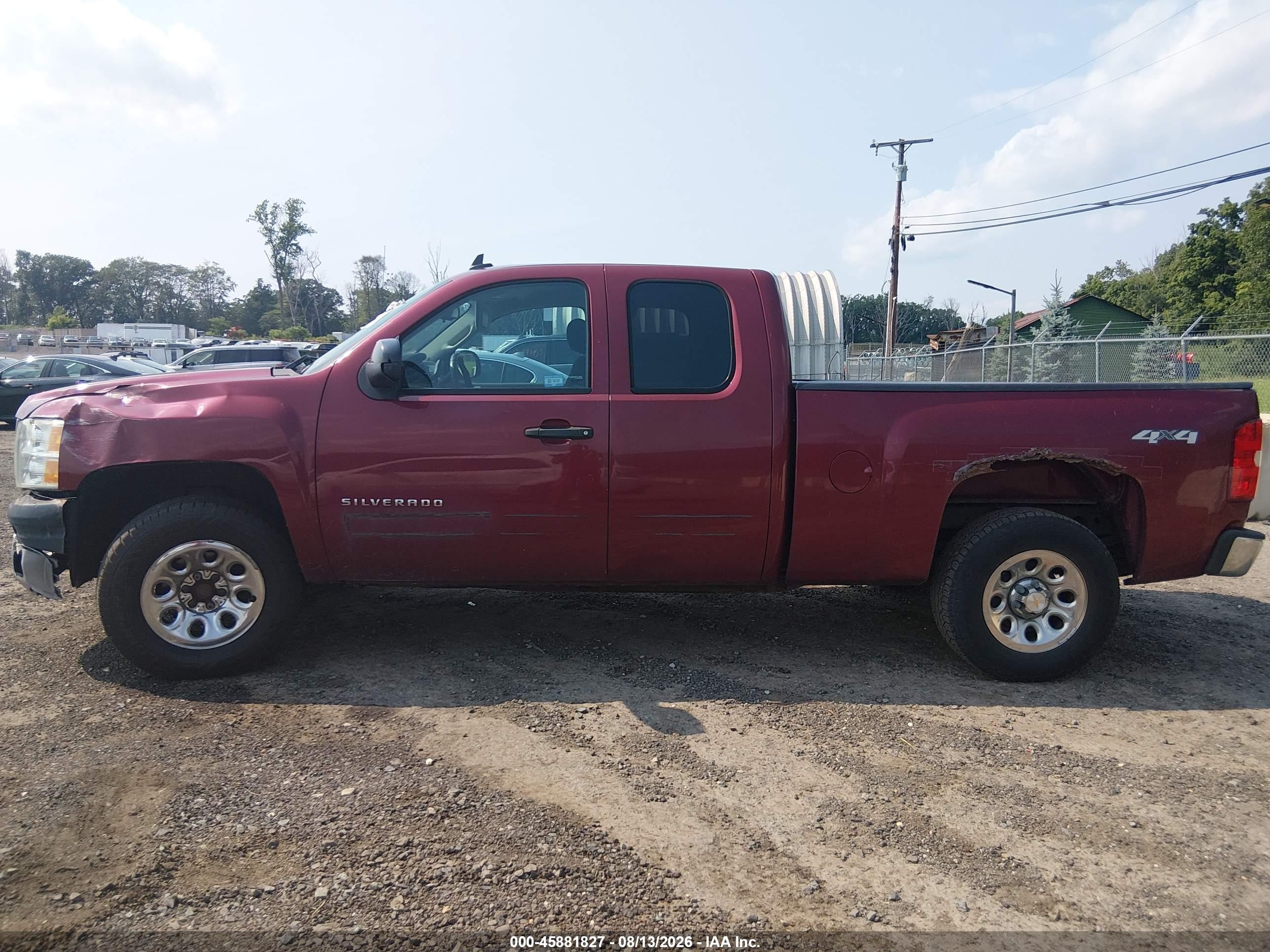 2013 Chevrolet Silverado 1500 Lt Red vin: 1GCRKSEA0DZ242531
