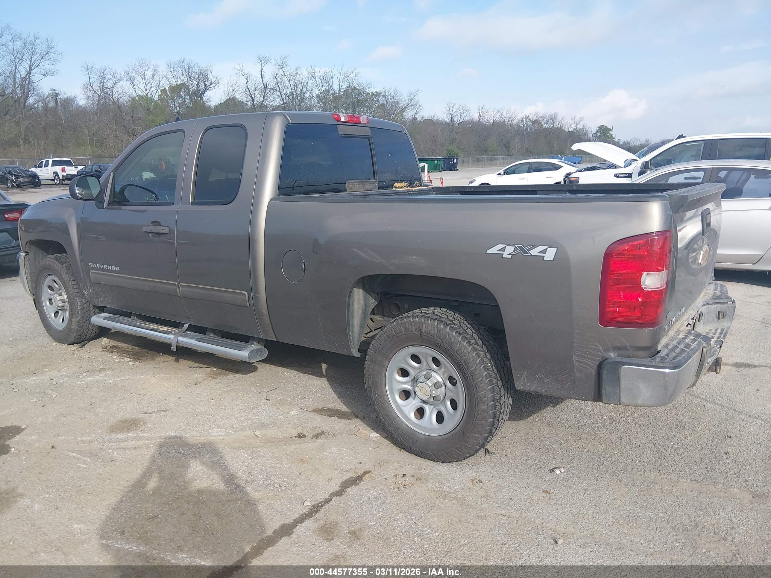 2012 Chevrolet Silverado 1500 Lt Gray vin: 1GCRKSEA2CZ259023