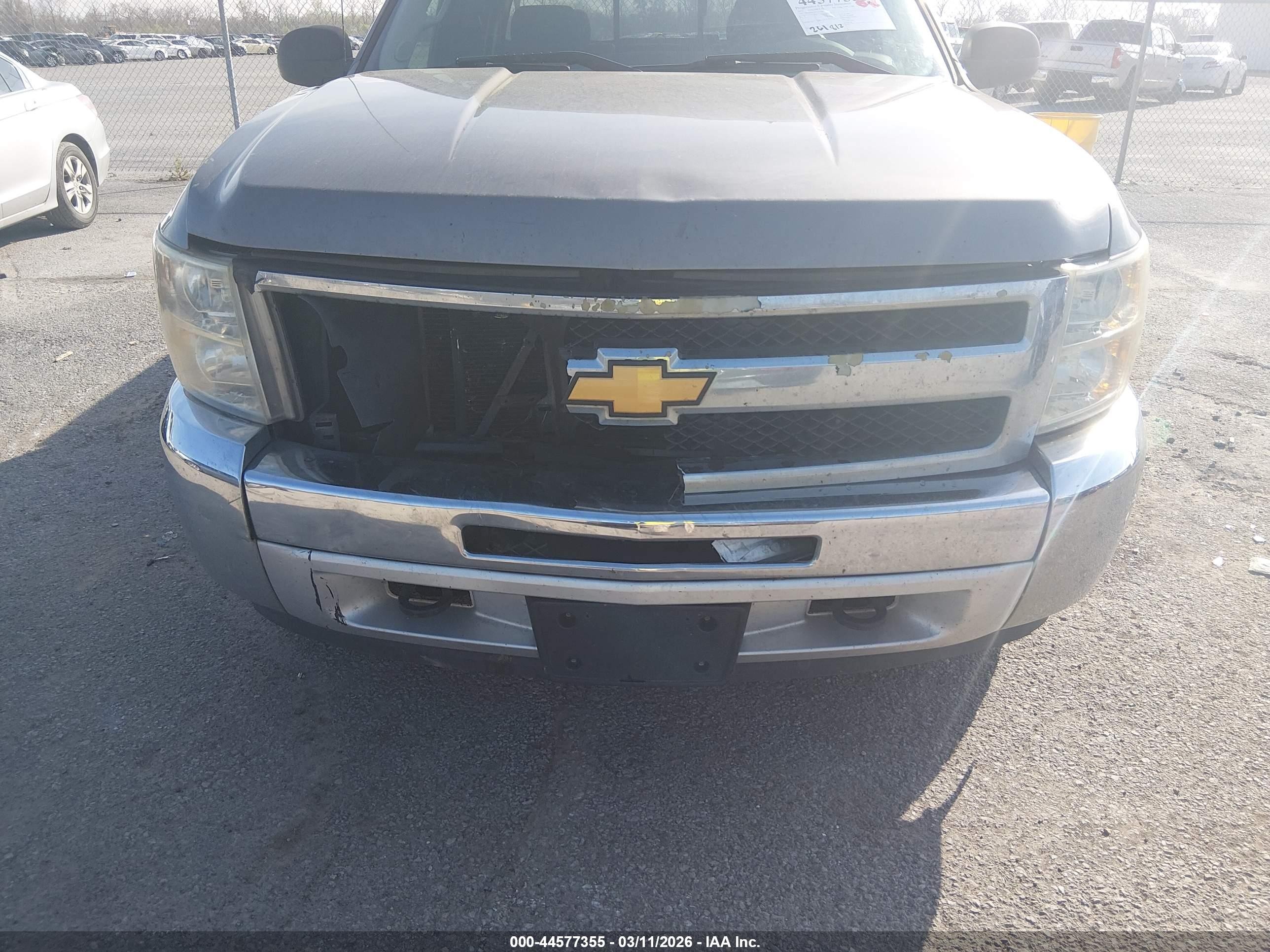 2012 Chevrolet Silverado 1500 Lt Gray vin: 1GCRKSEA2CZ259023