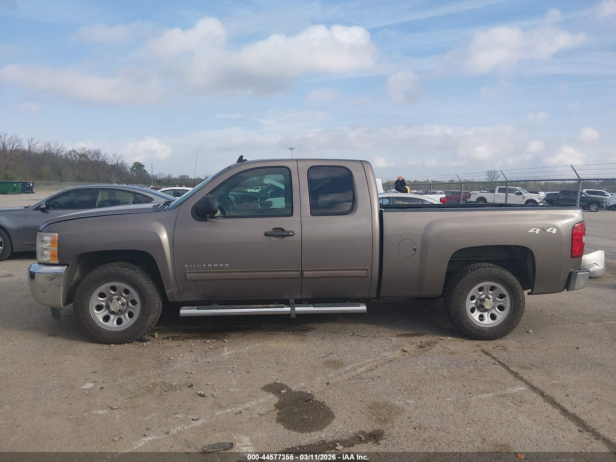 2012 Chevrolet Silverado 1500 Lt Gray vin: 1GCRKSEA2CZ259023