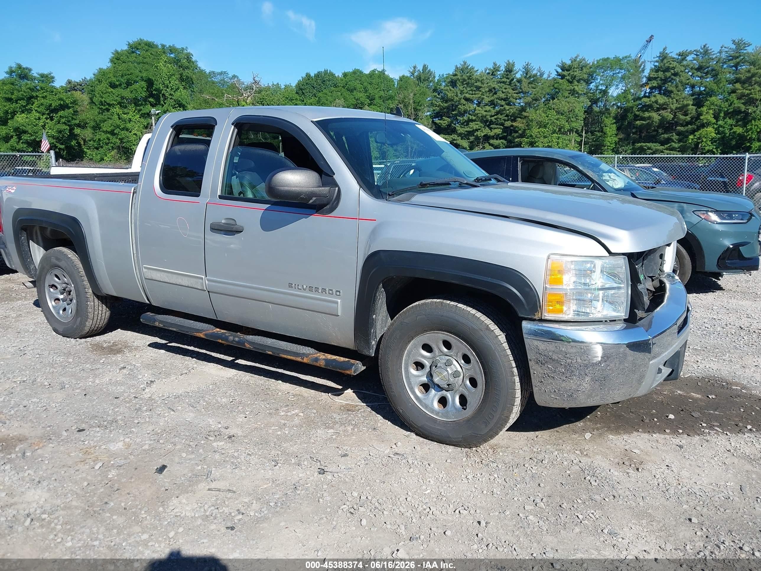2012 Chevrolet Silverado 1500 Lt Silver vin: 1GCRKSEA6CZ257646