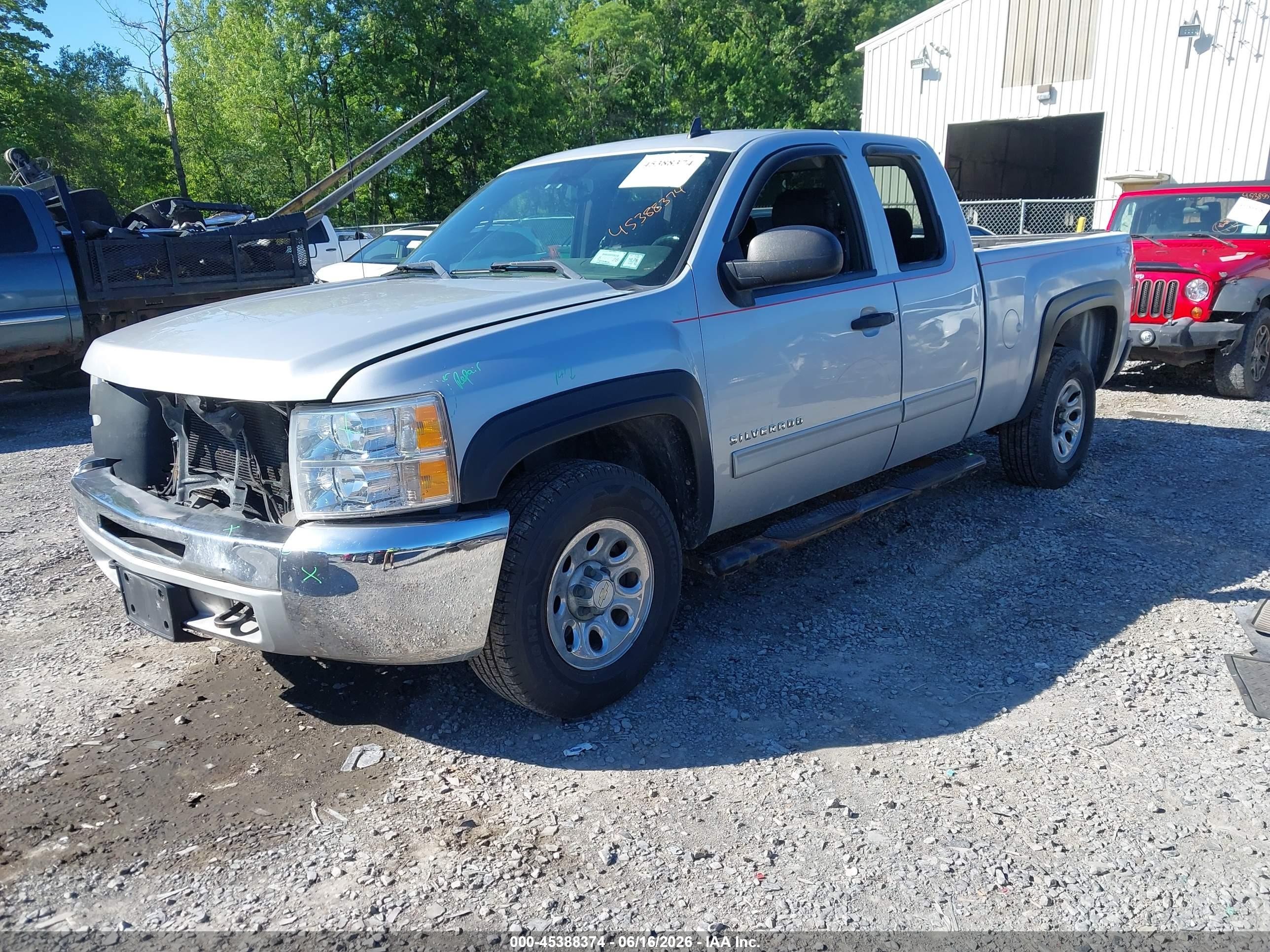 2012 Chevrolet Silverado 1500 Lt Silver vin: 1GCRKSEA6CZ257646