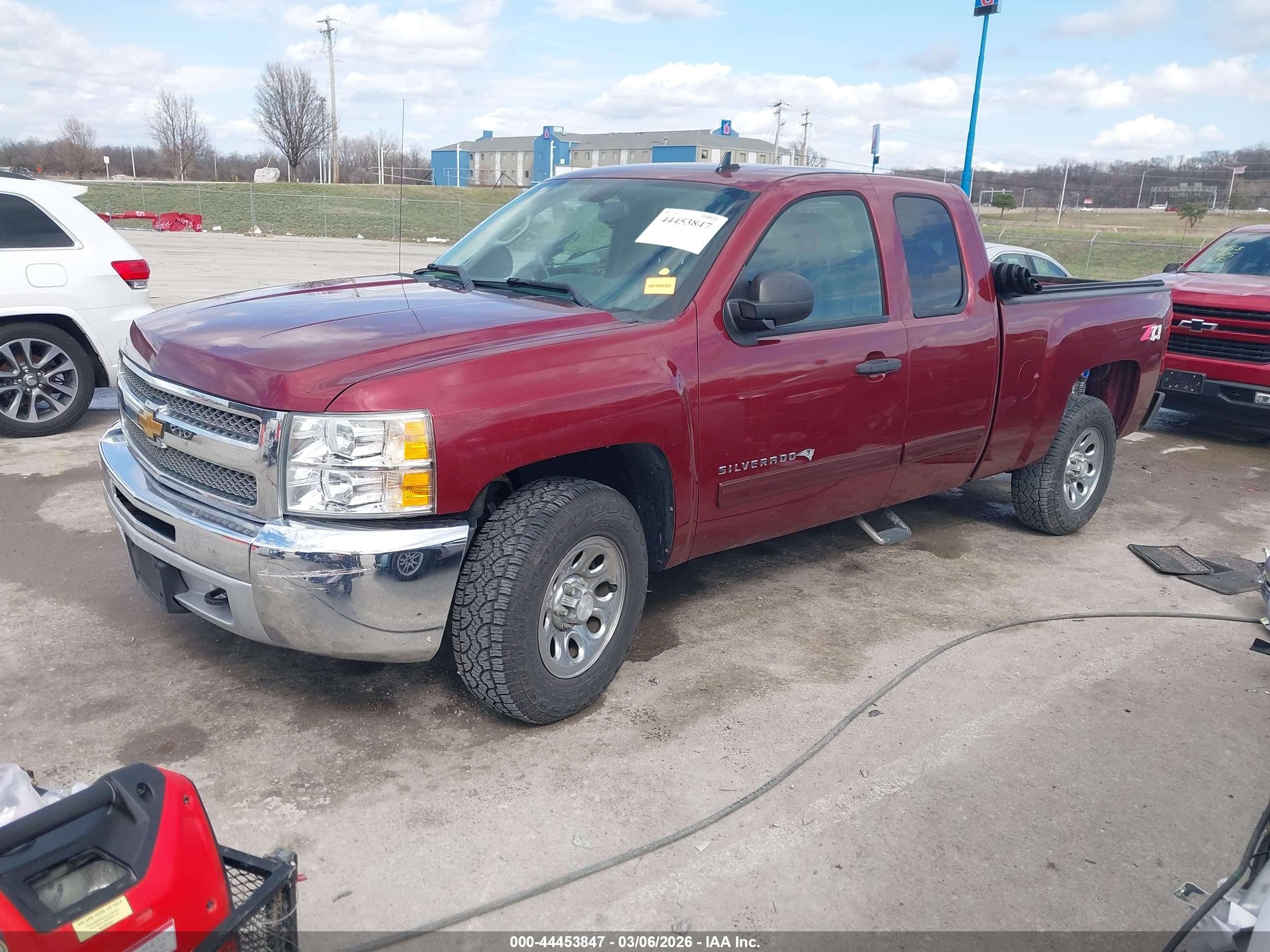 2013 Chevrolet Silverado 1500 Lt Burgundy vin: 1GCRKSEA6DZ309312
