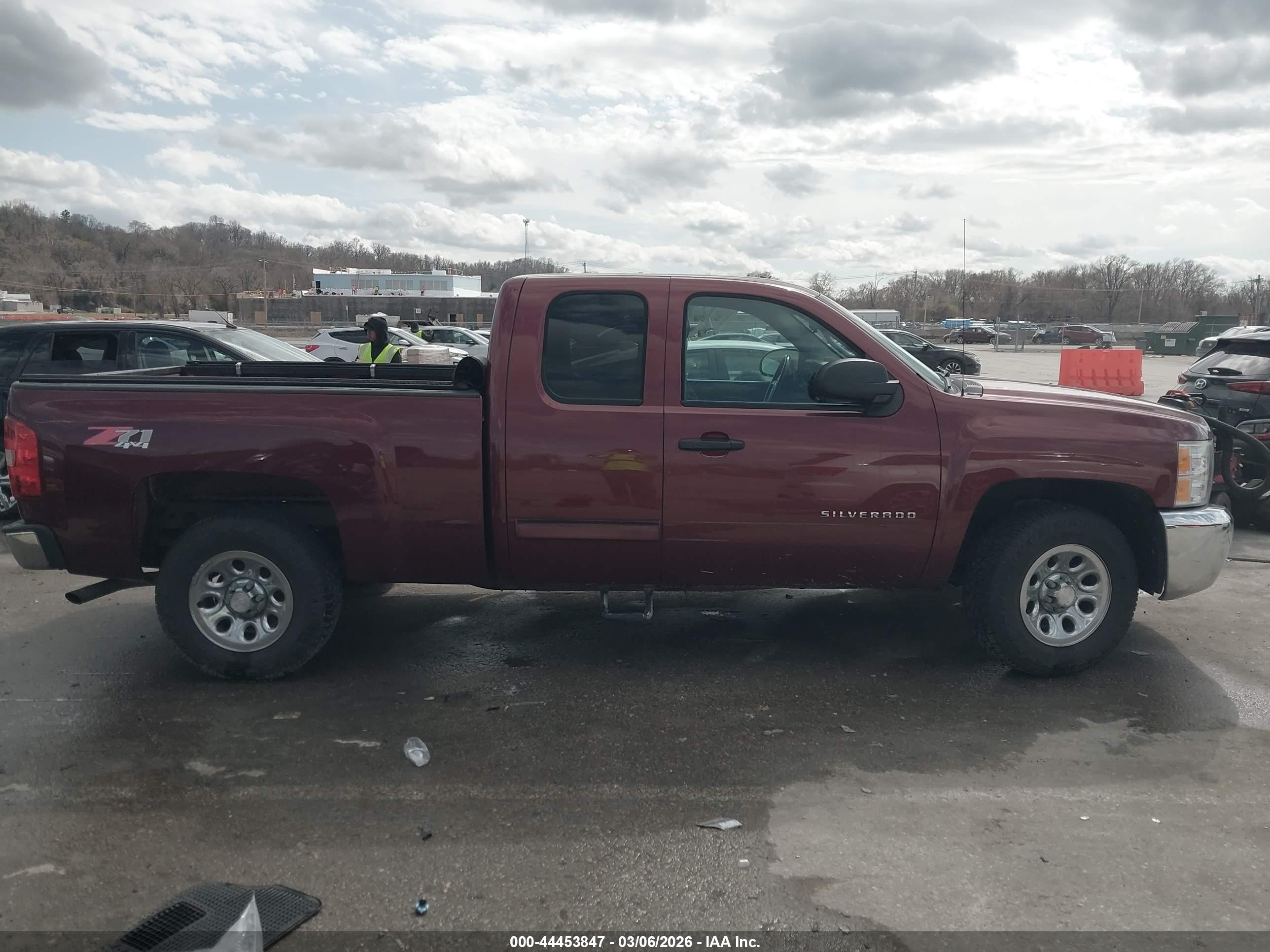 2013 Chevrolet Silverado 1500 Lt Burgundy vin: 1GCRKSEA6DZ309312
