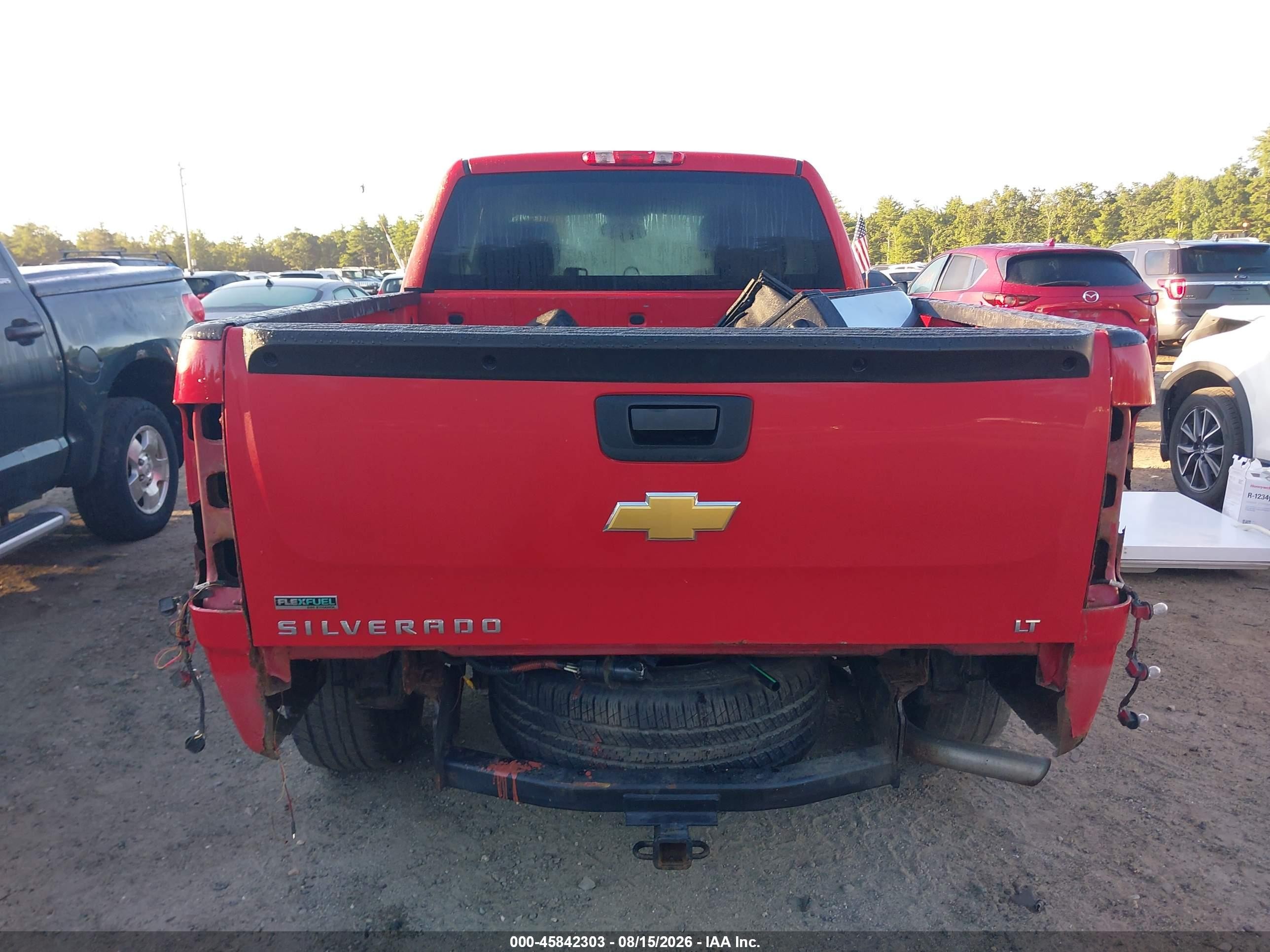 2012 Chevrolet Silverado 1500 Lt Red vin: 1GCRKSEA8CZ236121