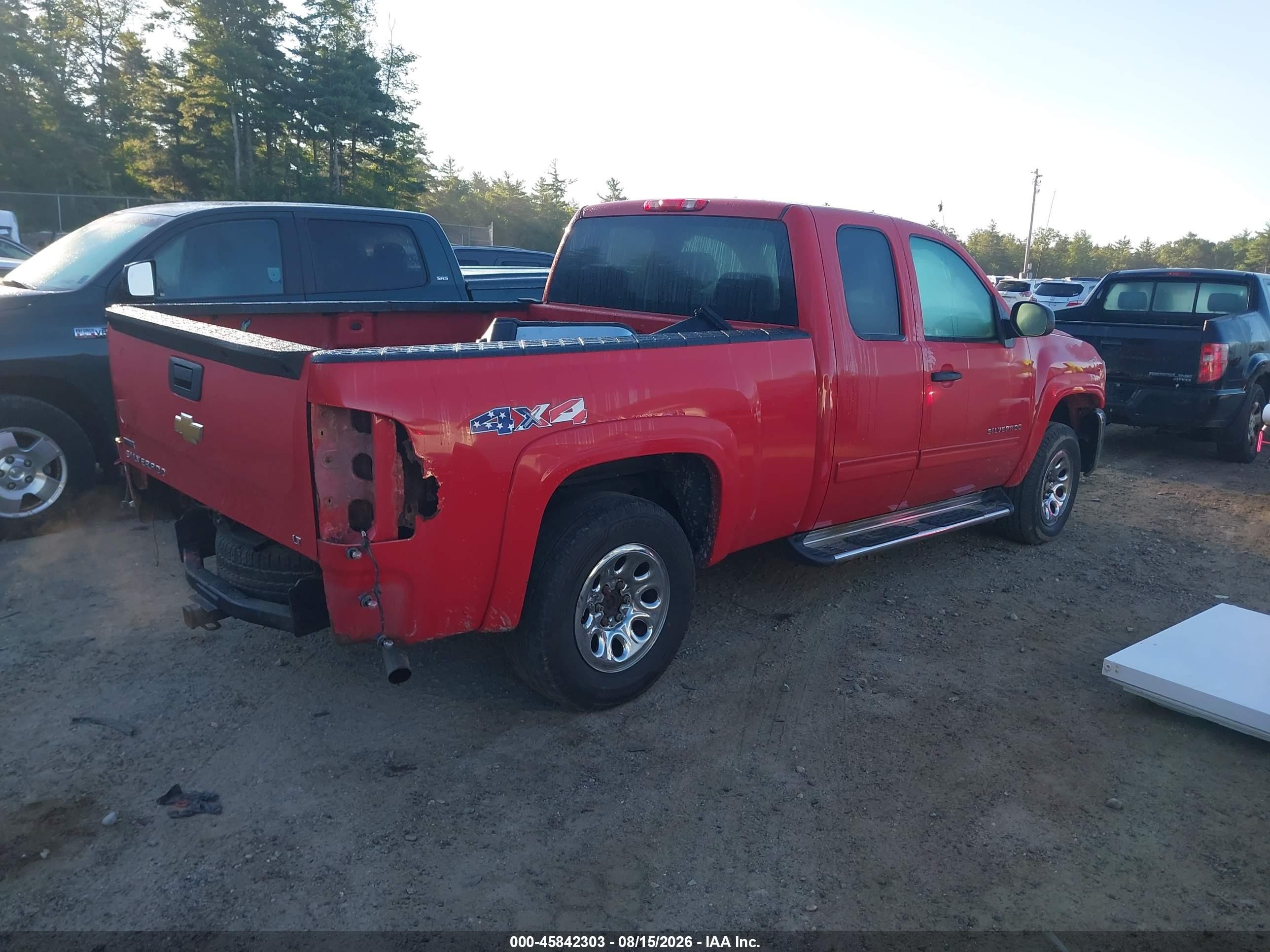 2012 Chevrolet Silverado 1500 Lt Red vin: 1GCRKSEA8CZ236121