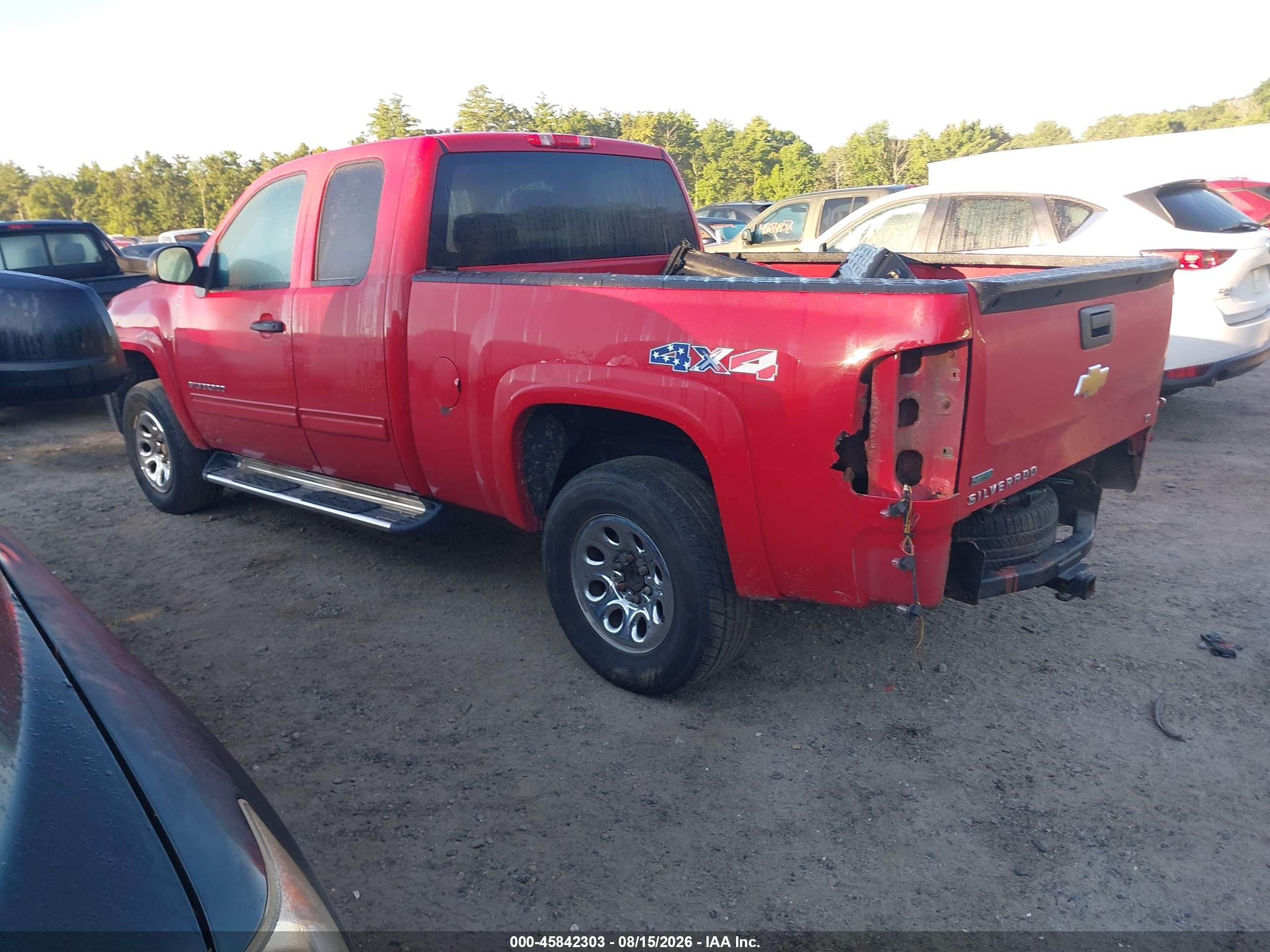 2012 Chevrolet Silverado 1500 Lt Red vin: 1GCRKSEA8CZ236121