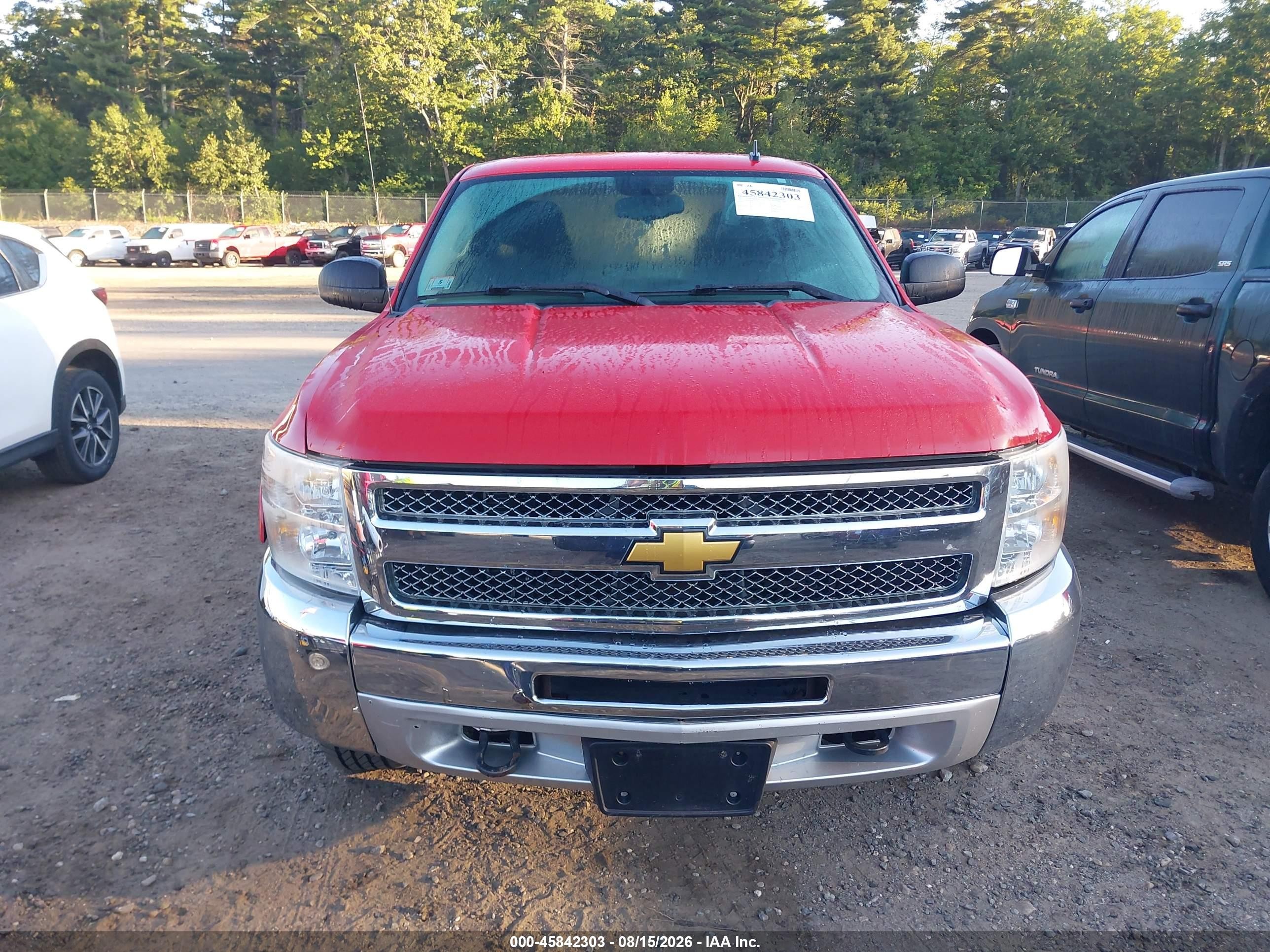 2012 Chevrolet Silverado 1500 Lt Red vin: 1GCRKSEA8CZ236121
