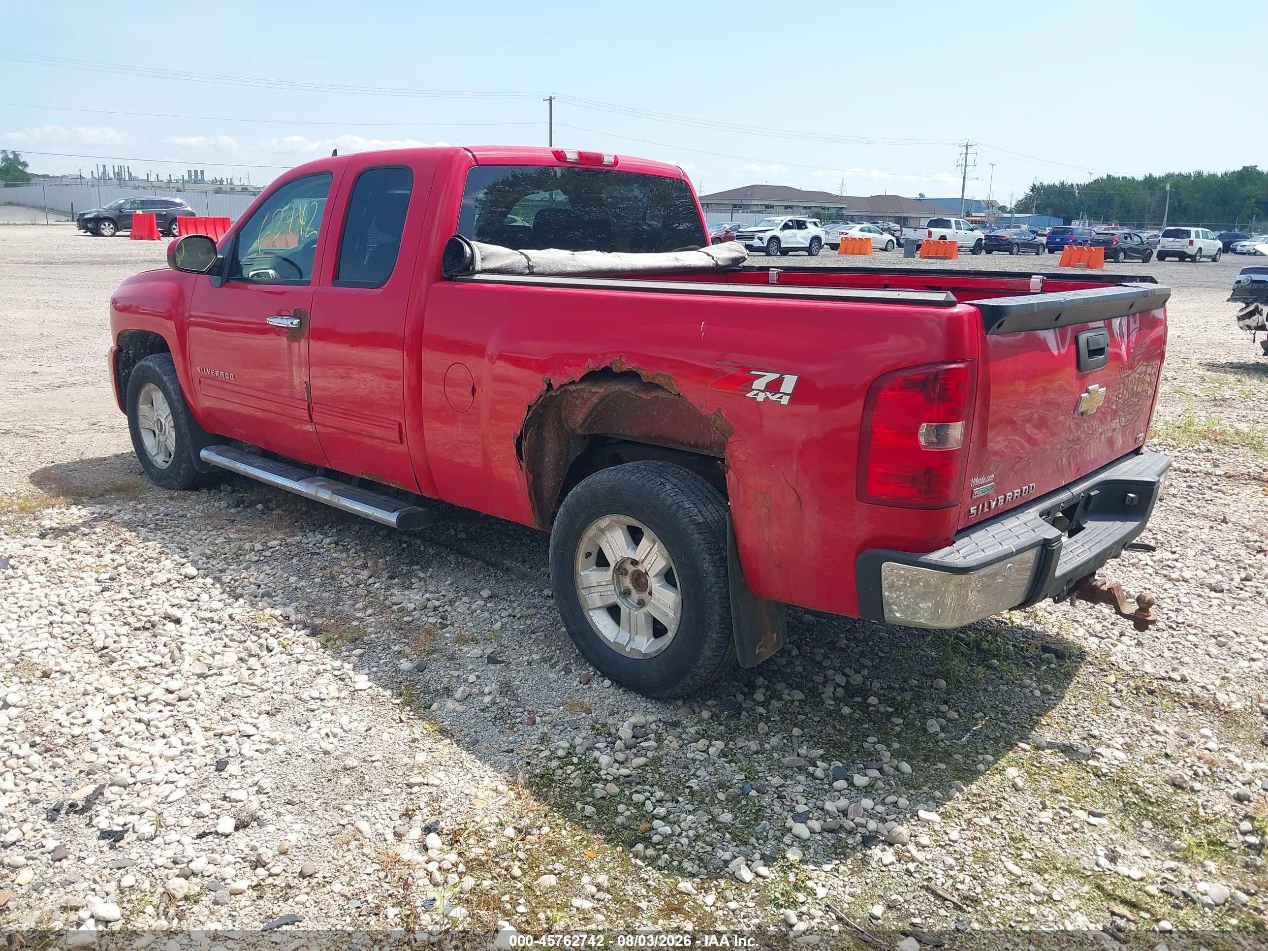 2011 Chevrolet Silverado 1500 Ltz Red vin: 1GCRKTE30BZ214846