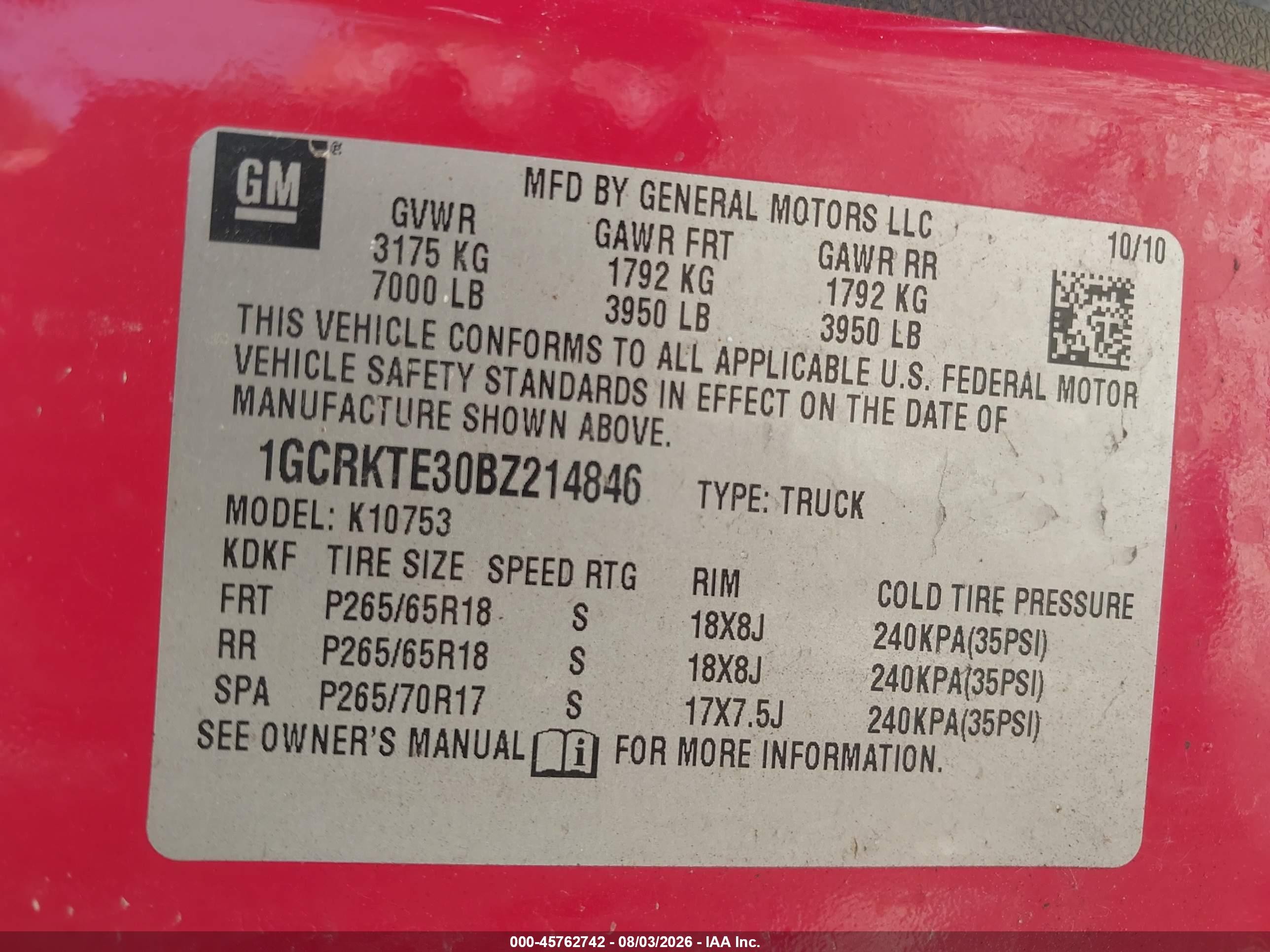 2011 Chevrolet Silverado 1500 Ltz Red vin: 1GCRKTE30BZ214846