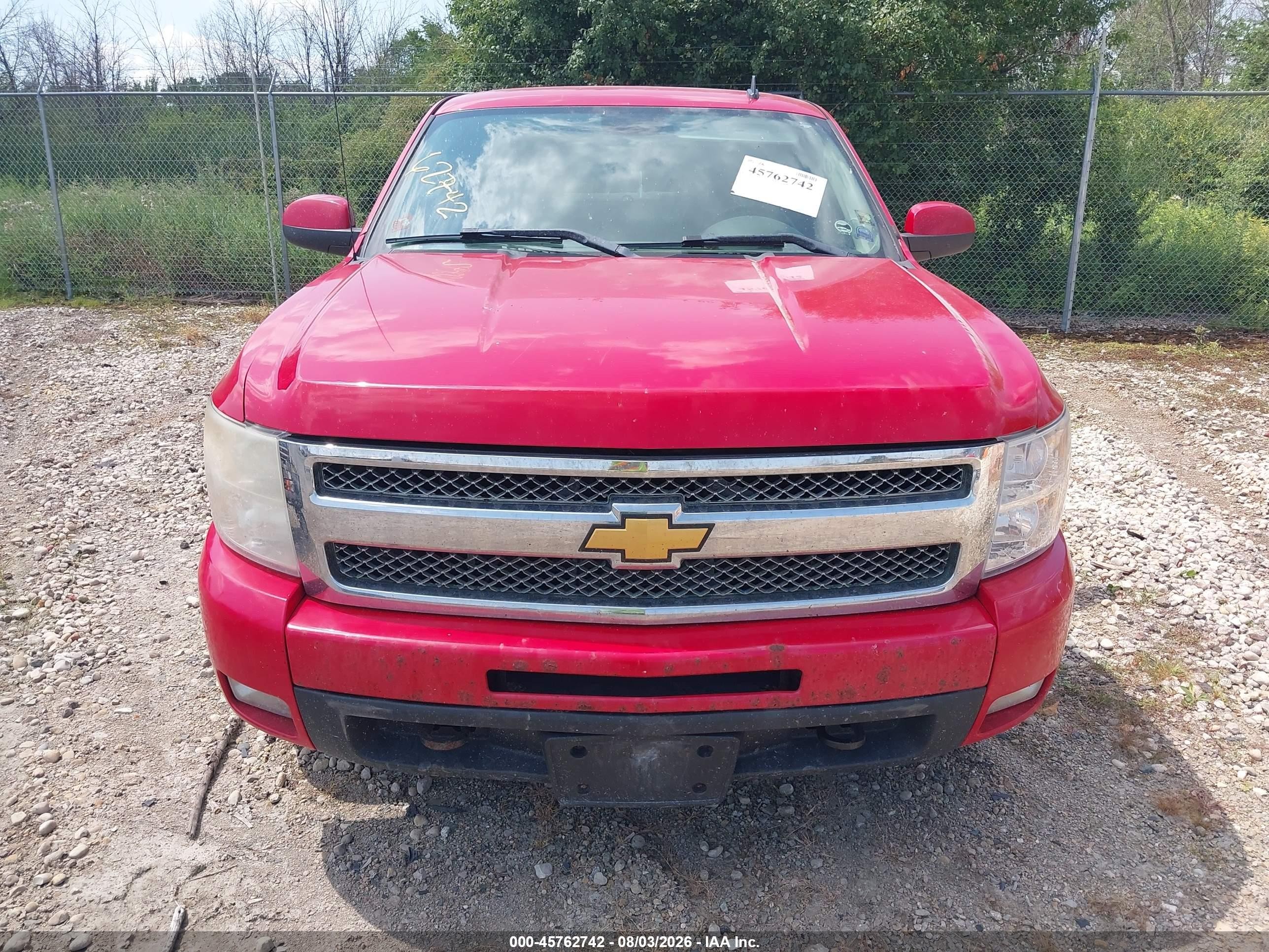 2011 Chevrolet Silverado 1500 Ltz Red vin: 1GCRKTE30BZ214846