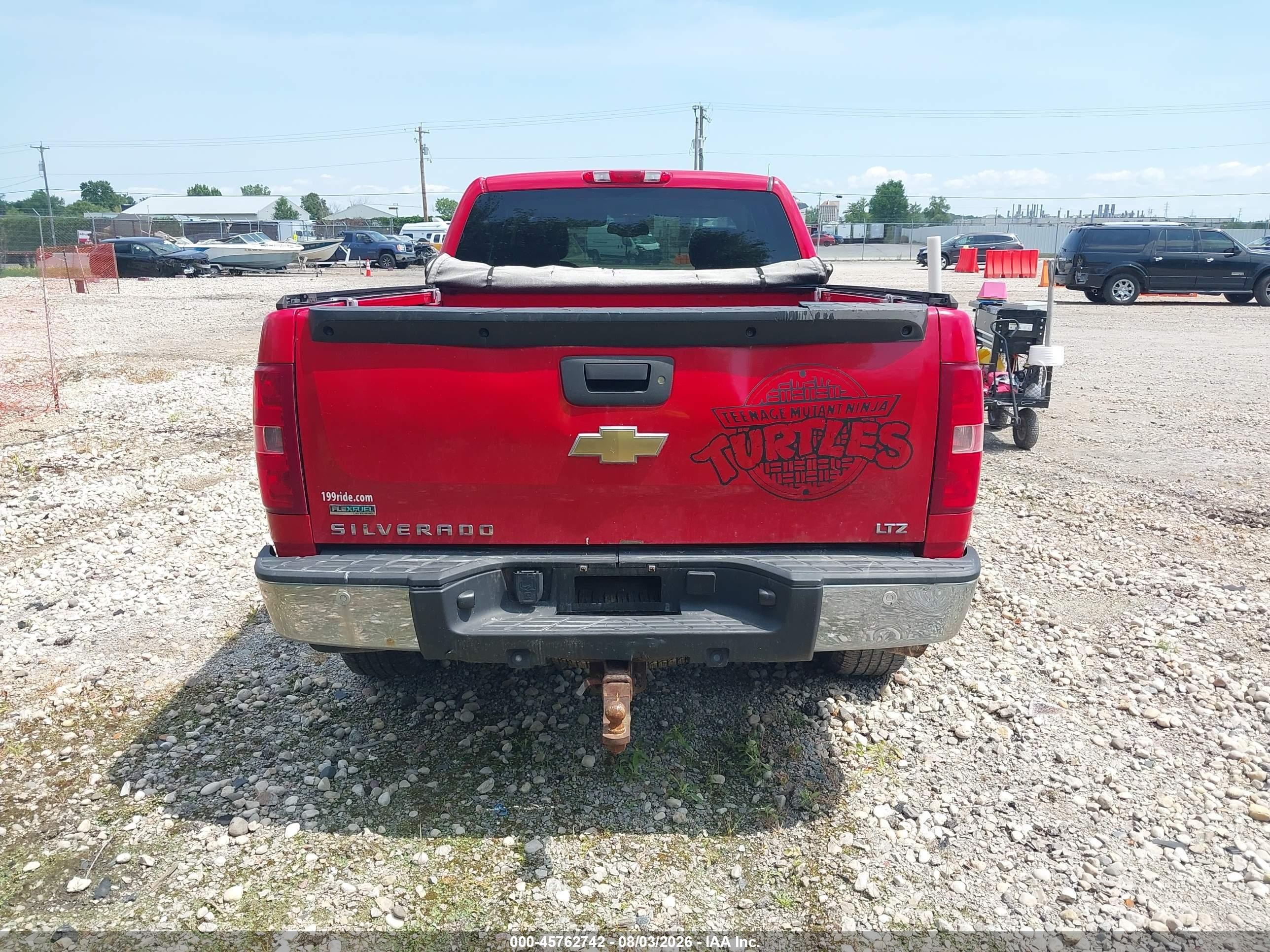 2011 Chevrolet Silverado 1500 Ltz Red vin: 1GCRKTE30BZ214846