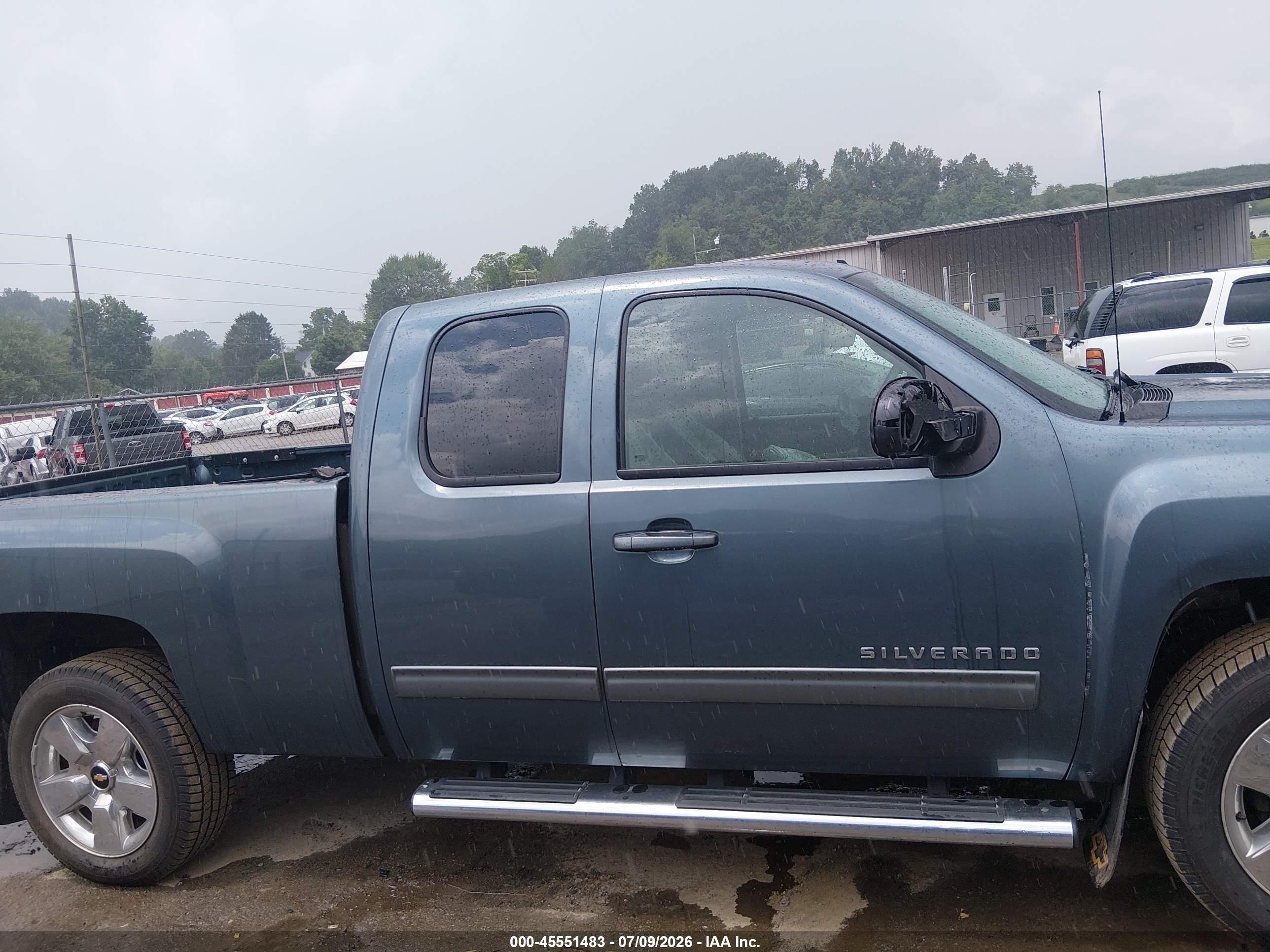 2011 Chevrolet Silverado 1500 Ltz Blue vin: 1GCRKTE39BZ323063